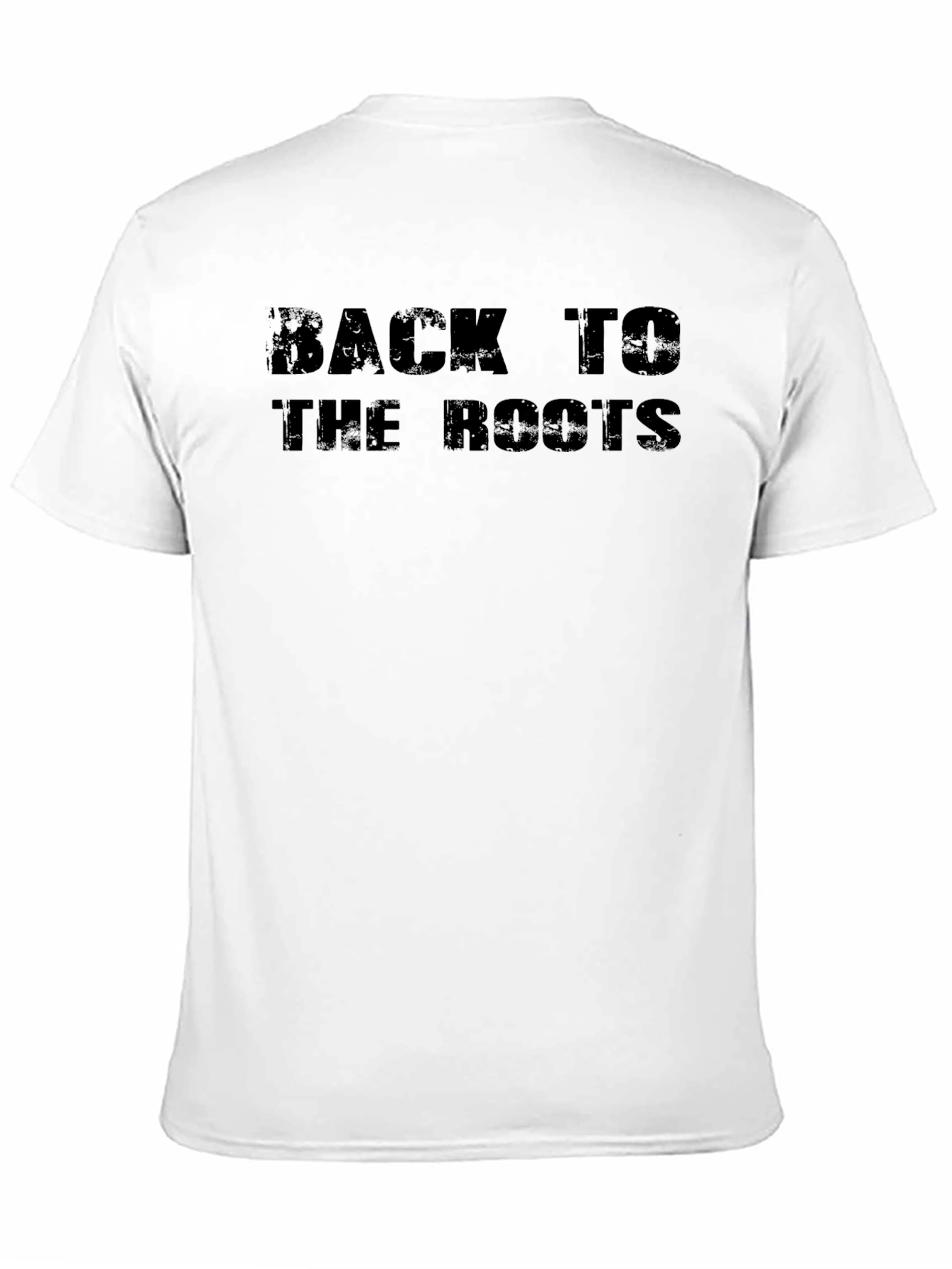 Back to the Roots Black Graphic Tee