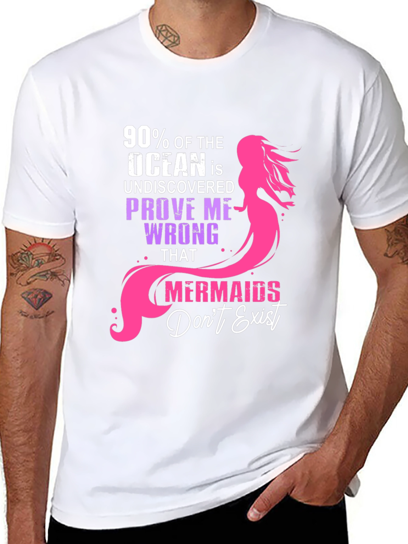 Mermaids Dont Exist Graphic Tee