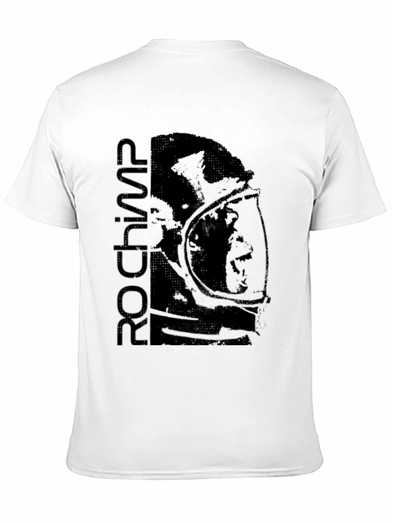 Retro Astronaut Graphic Black T-Shirt