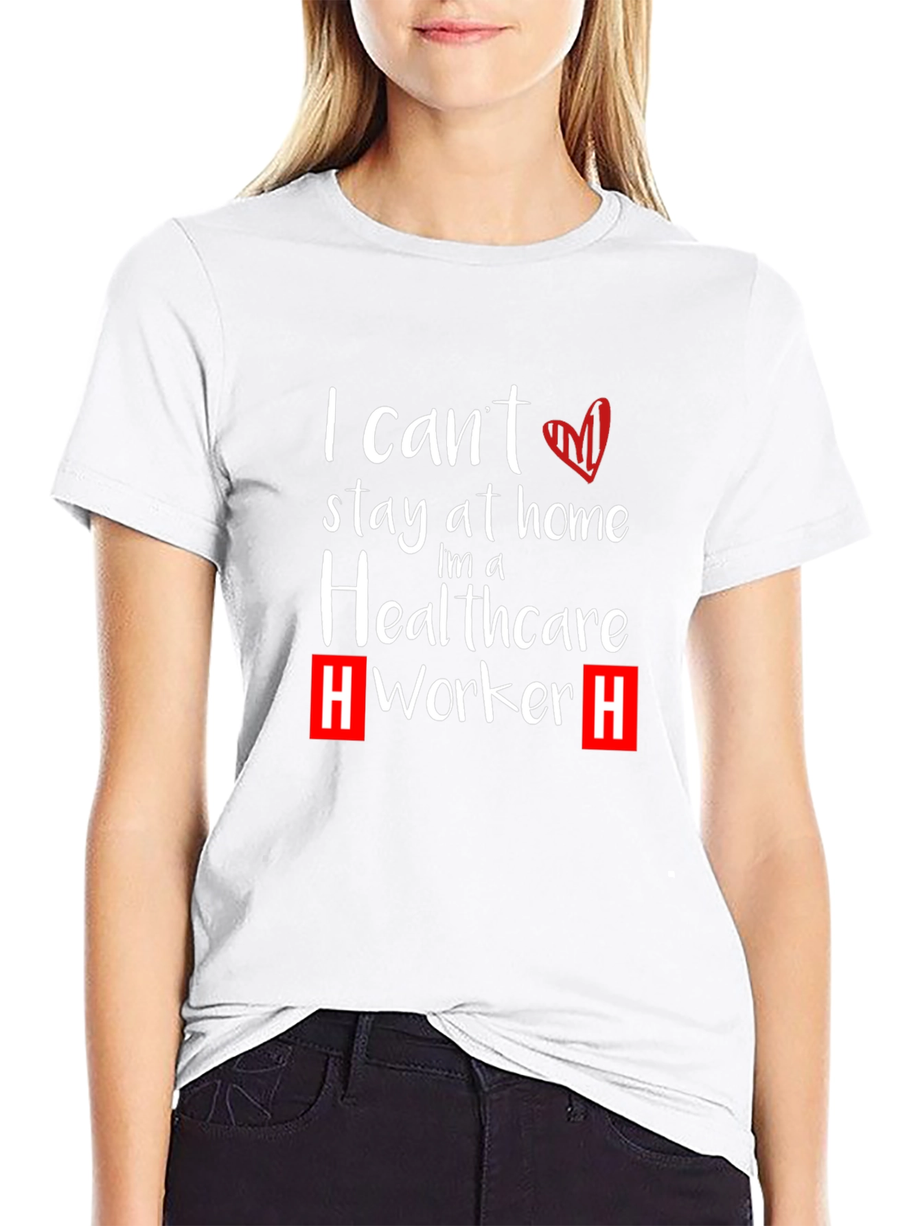 Healthcare Worker T-Shirt - Stay At Home Alternative