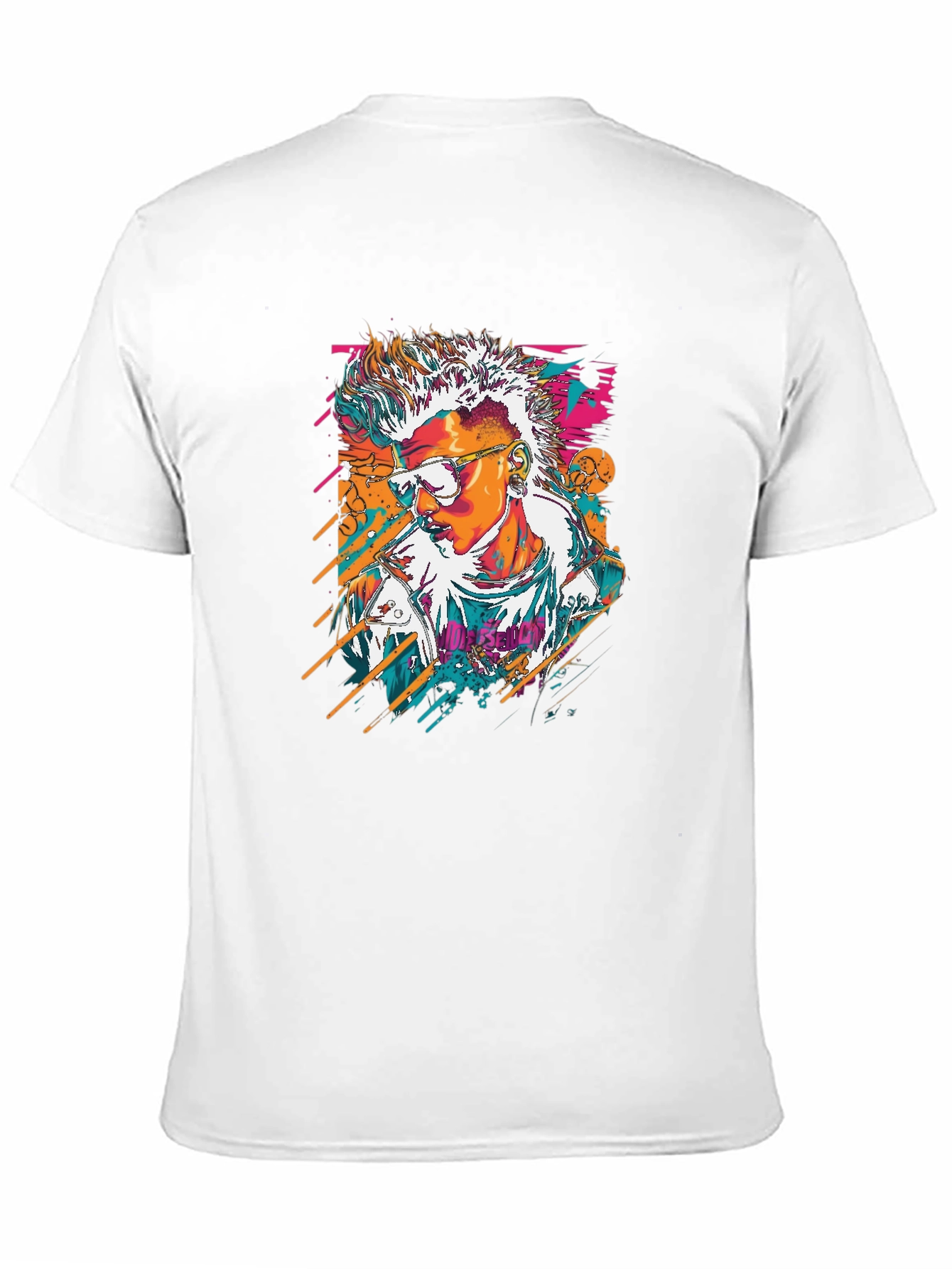 Retro Graphic T-Shirt - Black Cotton Tee