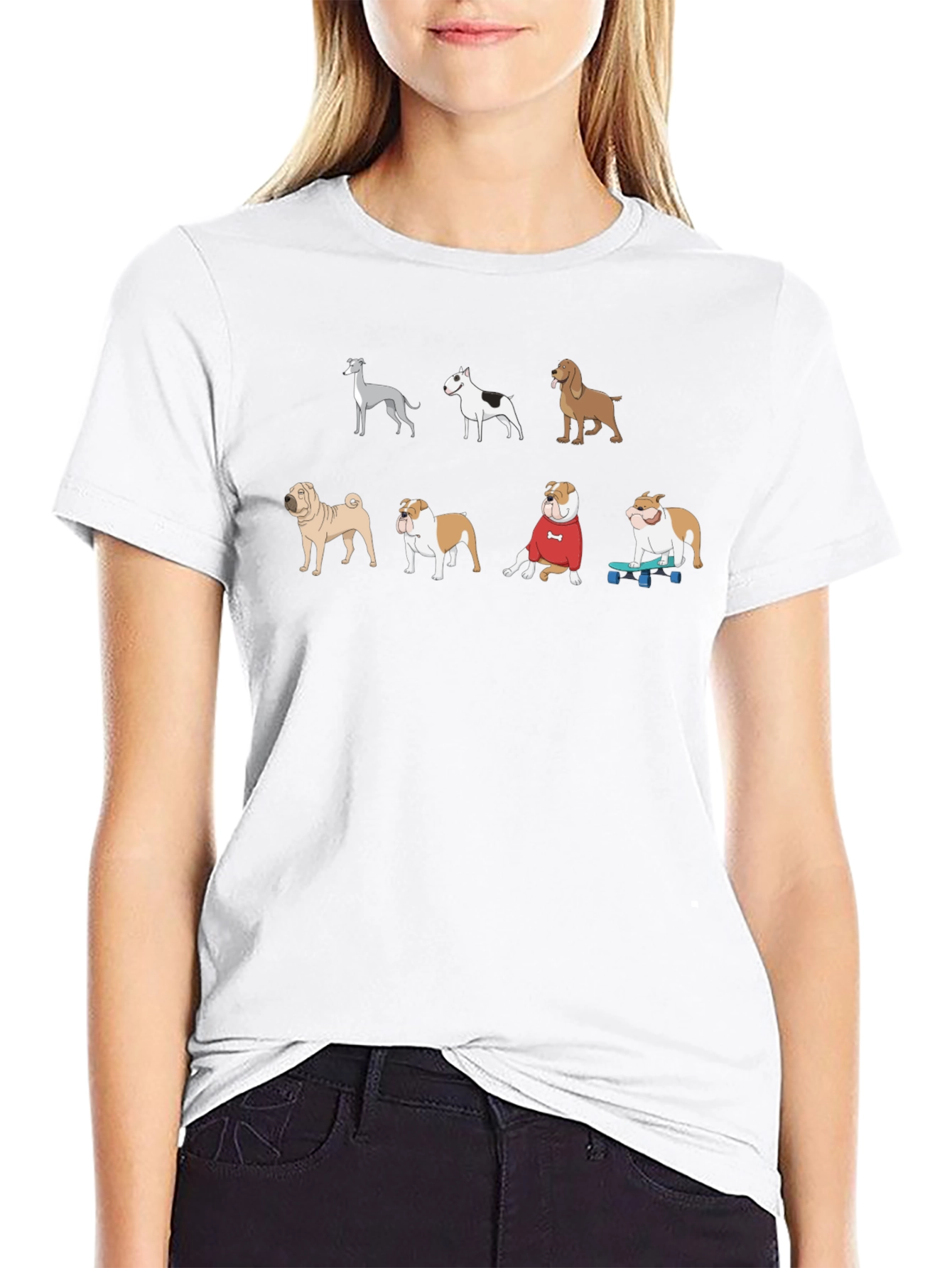 Cool Dog Breeds Graphic T-Shirt
