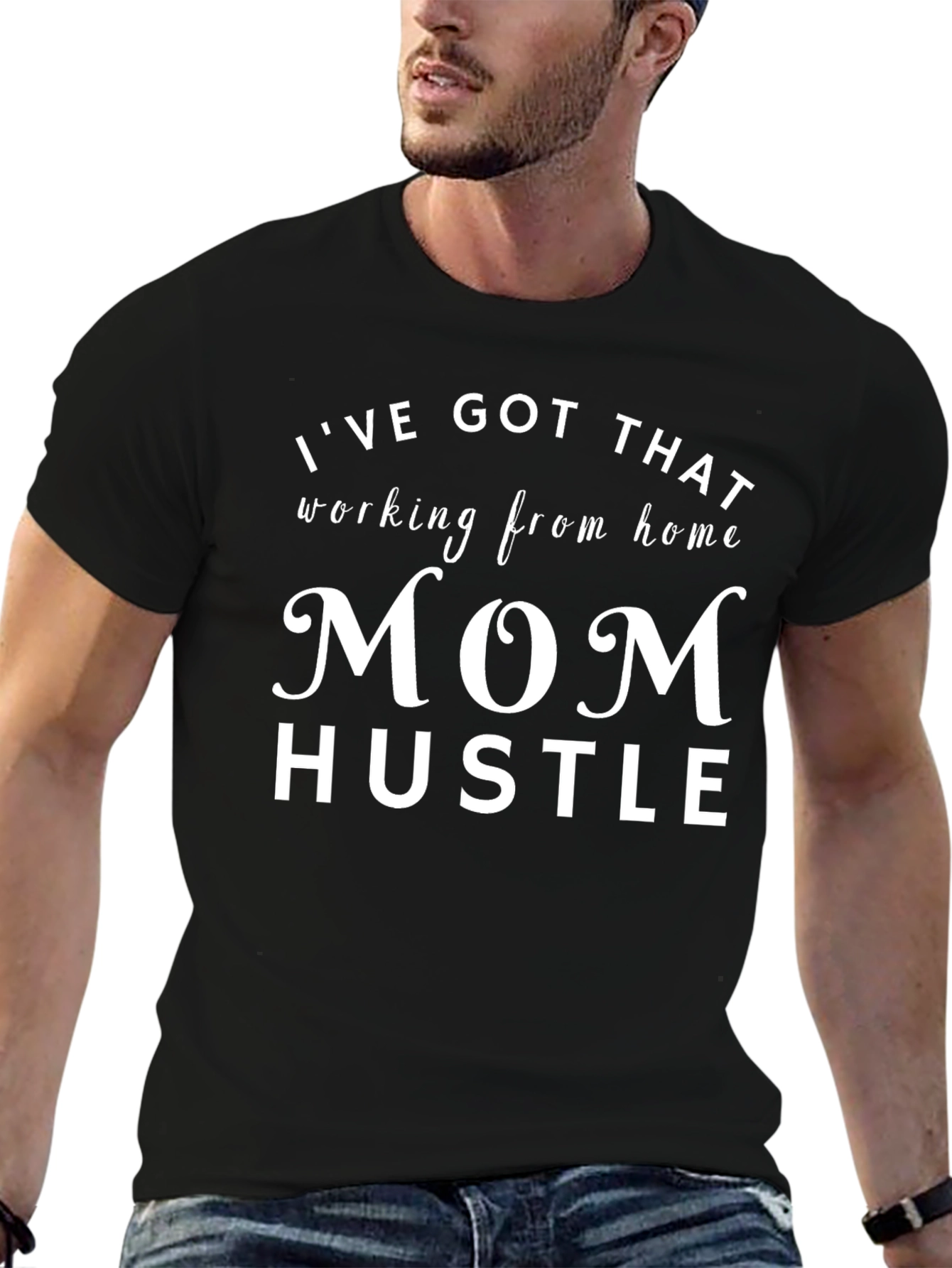 Mom Hustle T-Shirt - Working From Home
