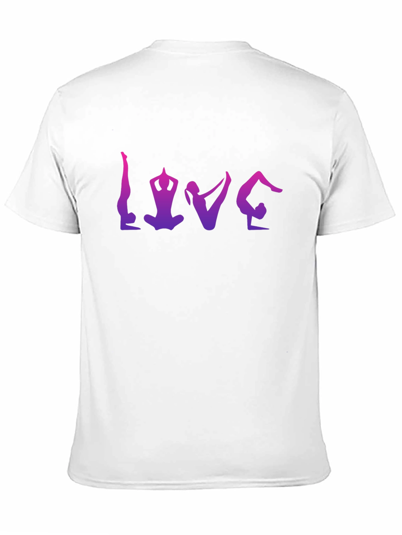 Yoga LOVE T-Shirt - Ombre Graphic Tee