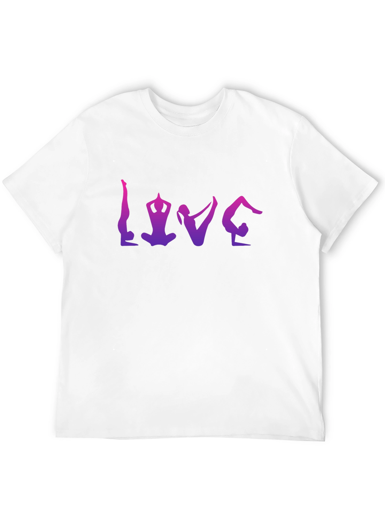 Yoga LOVE T-Shirt - Ombre Graphic Tee