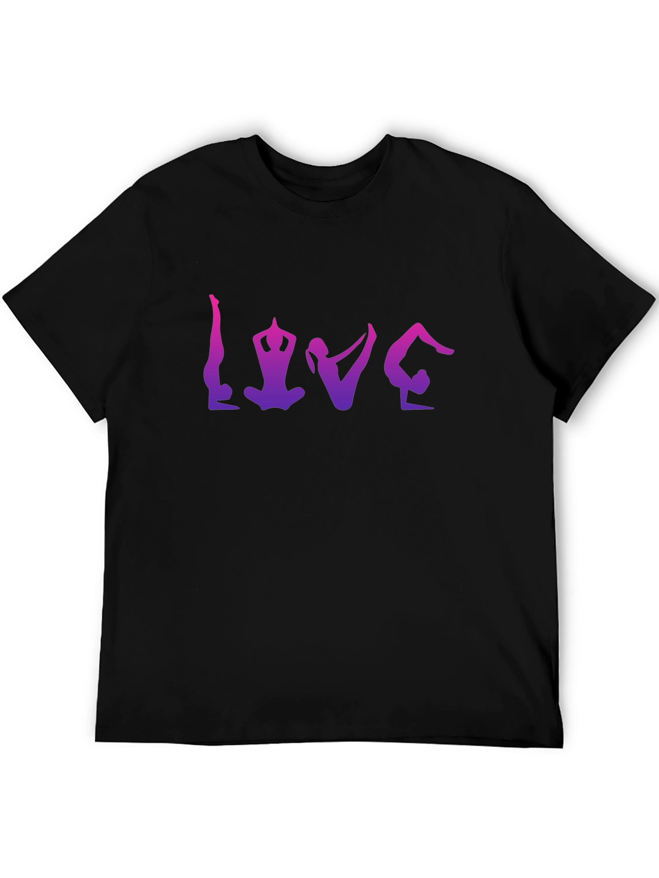 Yoga LOVE T-Shirt - Ombre Graphic Tee