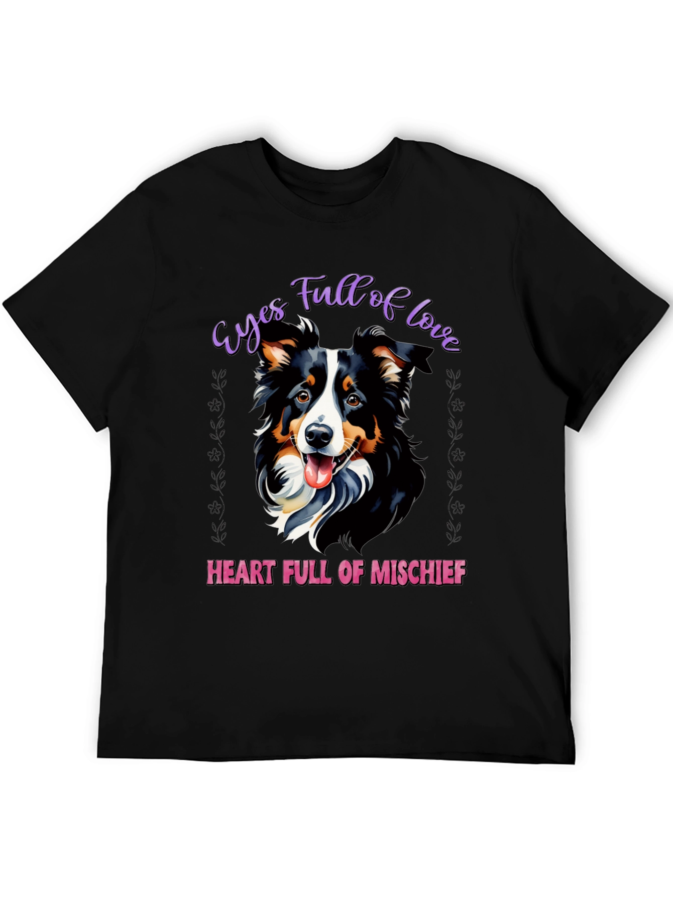 Eyes Full of Love Dog Graphic T-Shirt