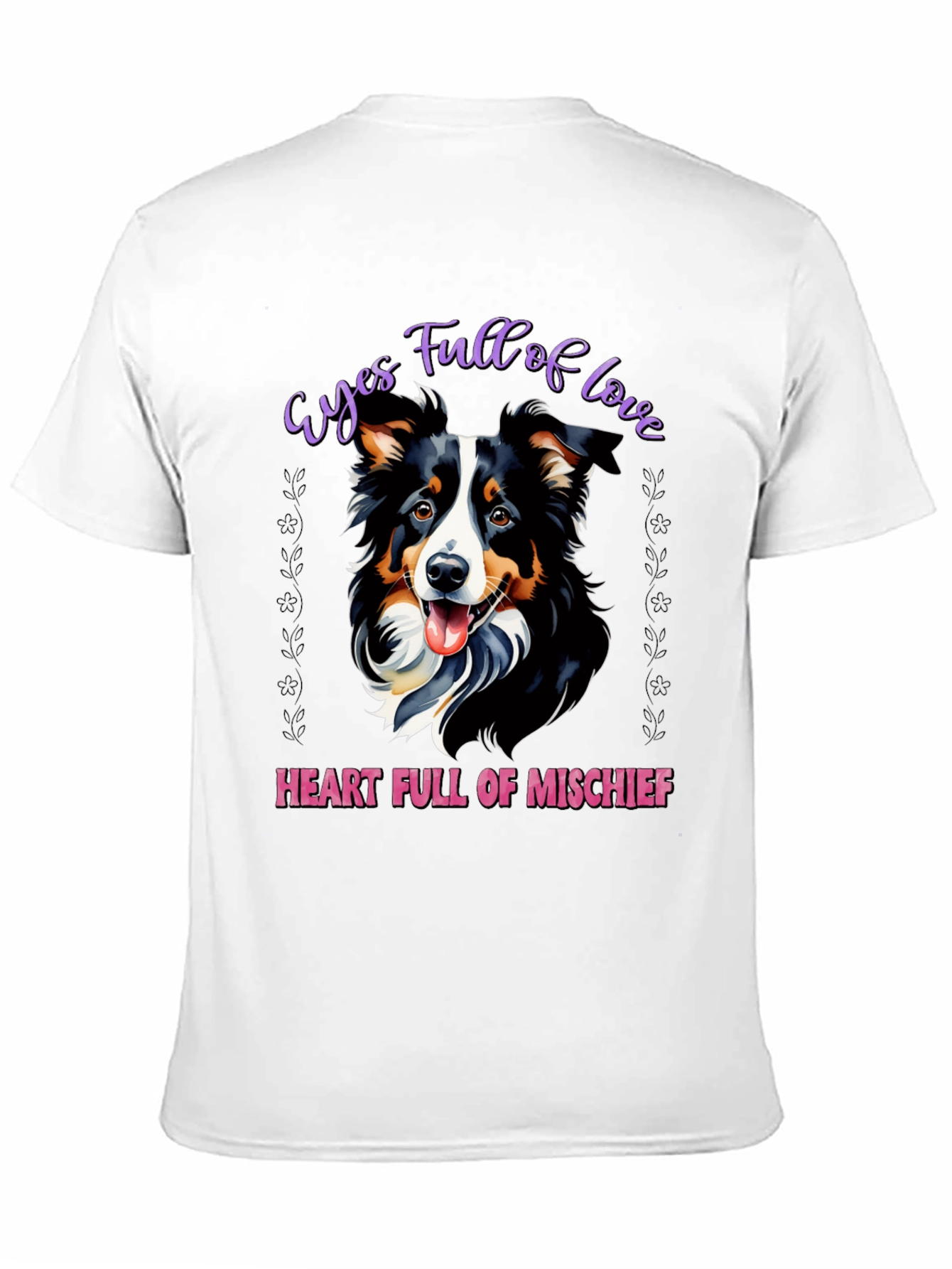 Eyes Full of Love Dog Graphic T-Shirt