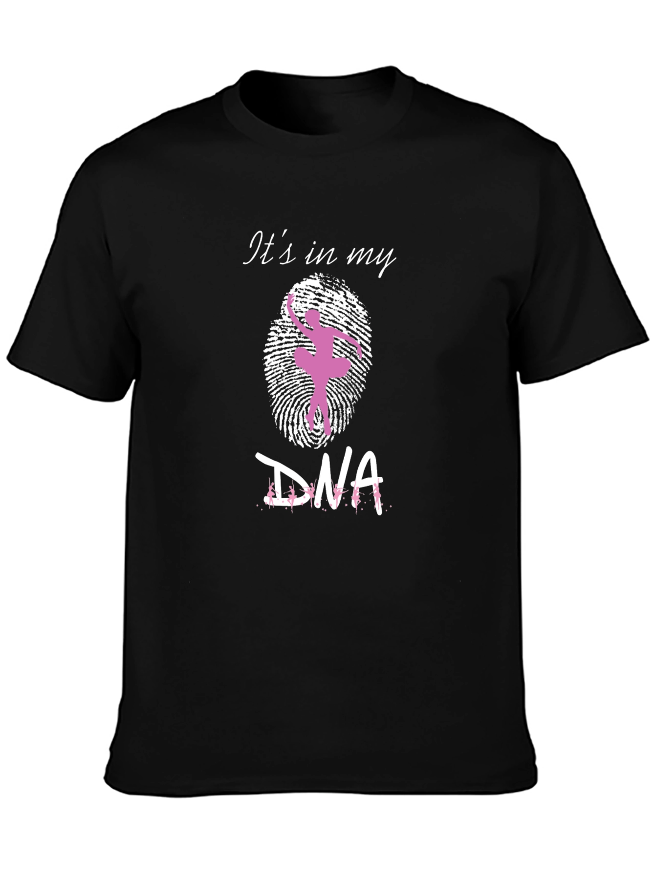 Ballet DNA T-Shirt - Dancer in Fingerprint Tee