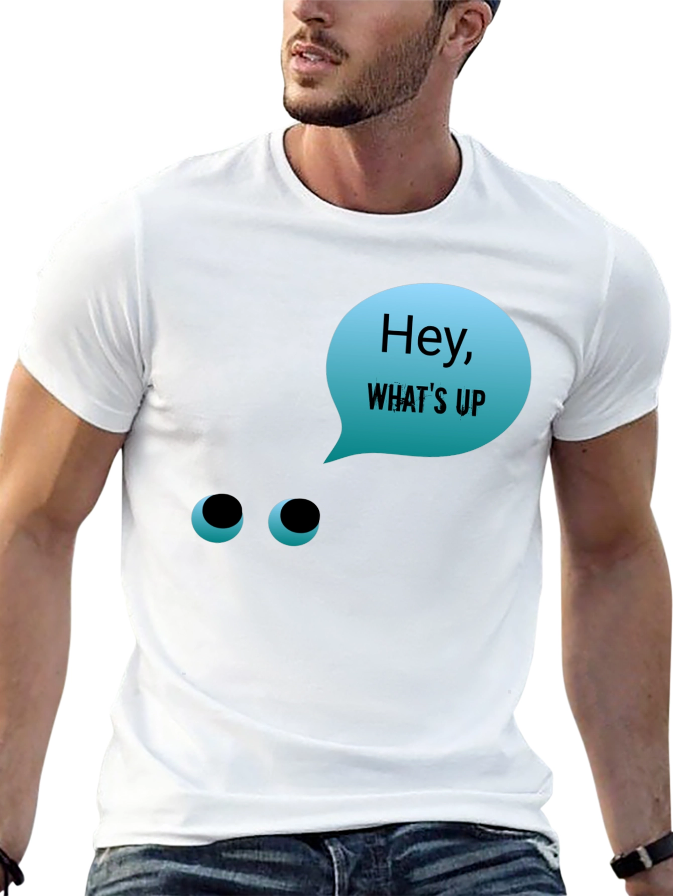Hey Whats Up T-Shirt - Funny Graphic Tee