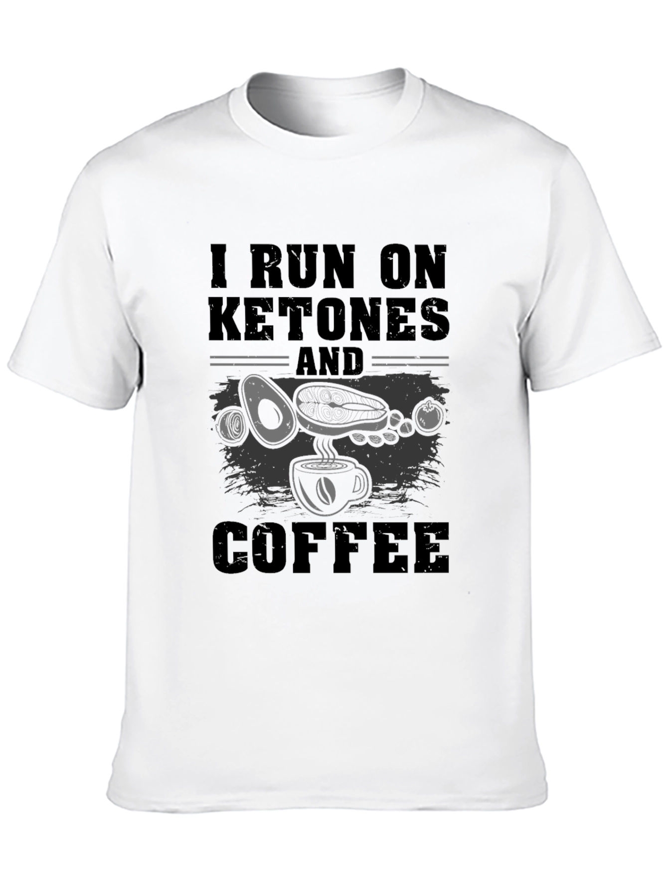 Keto Coffee Graphic Tee - I Run on Ketones