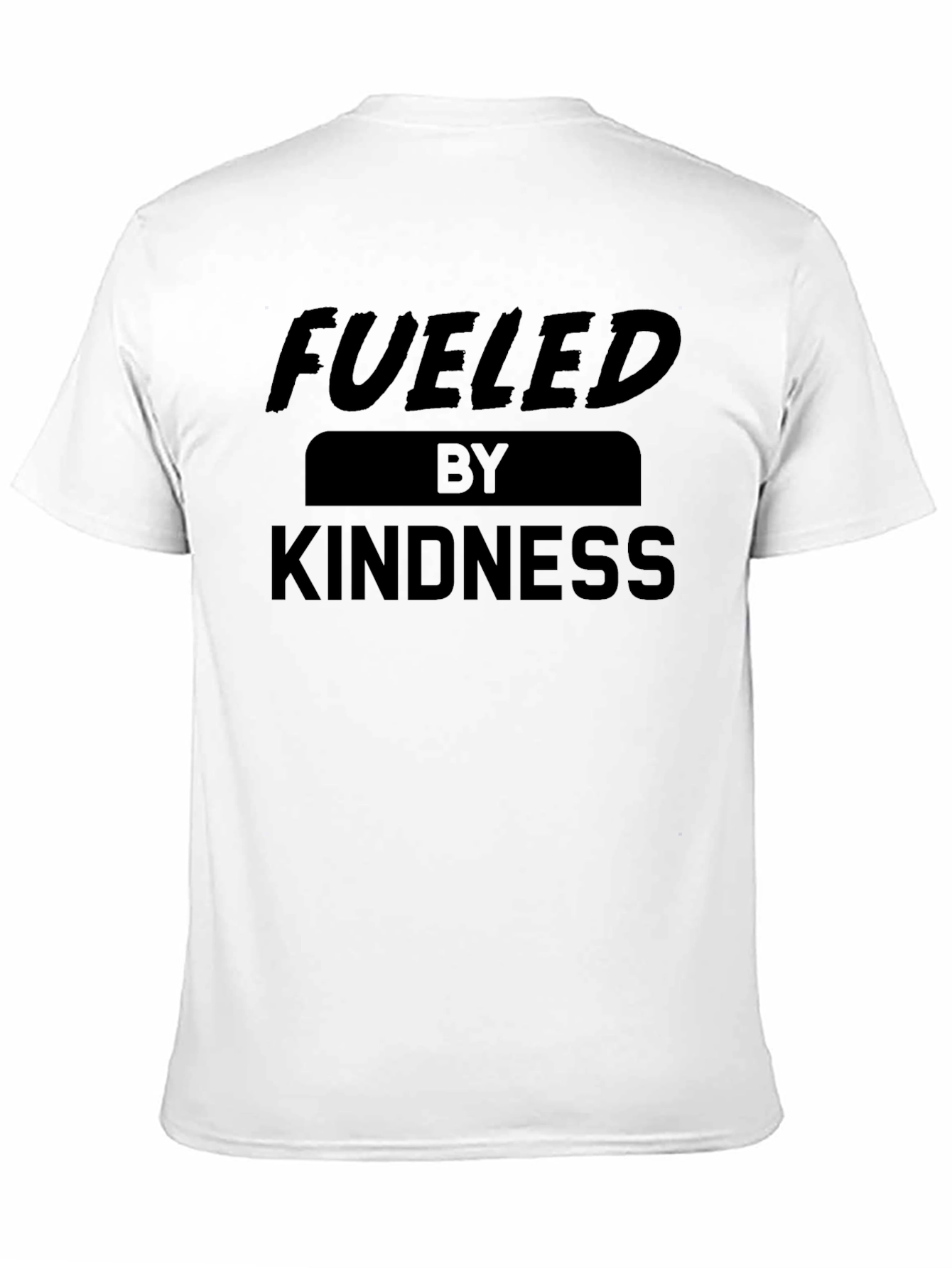 Fueled By Kindness Black Graphic T-Shirt
