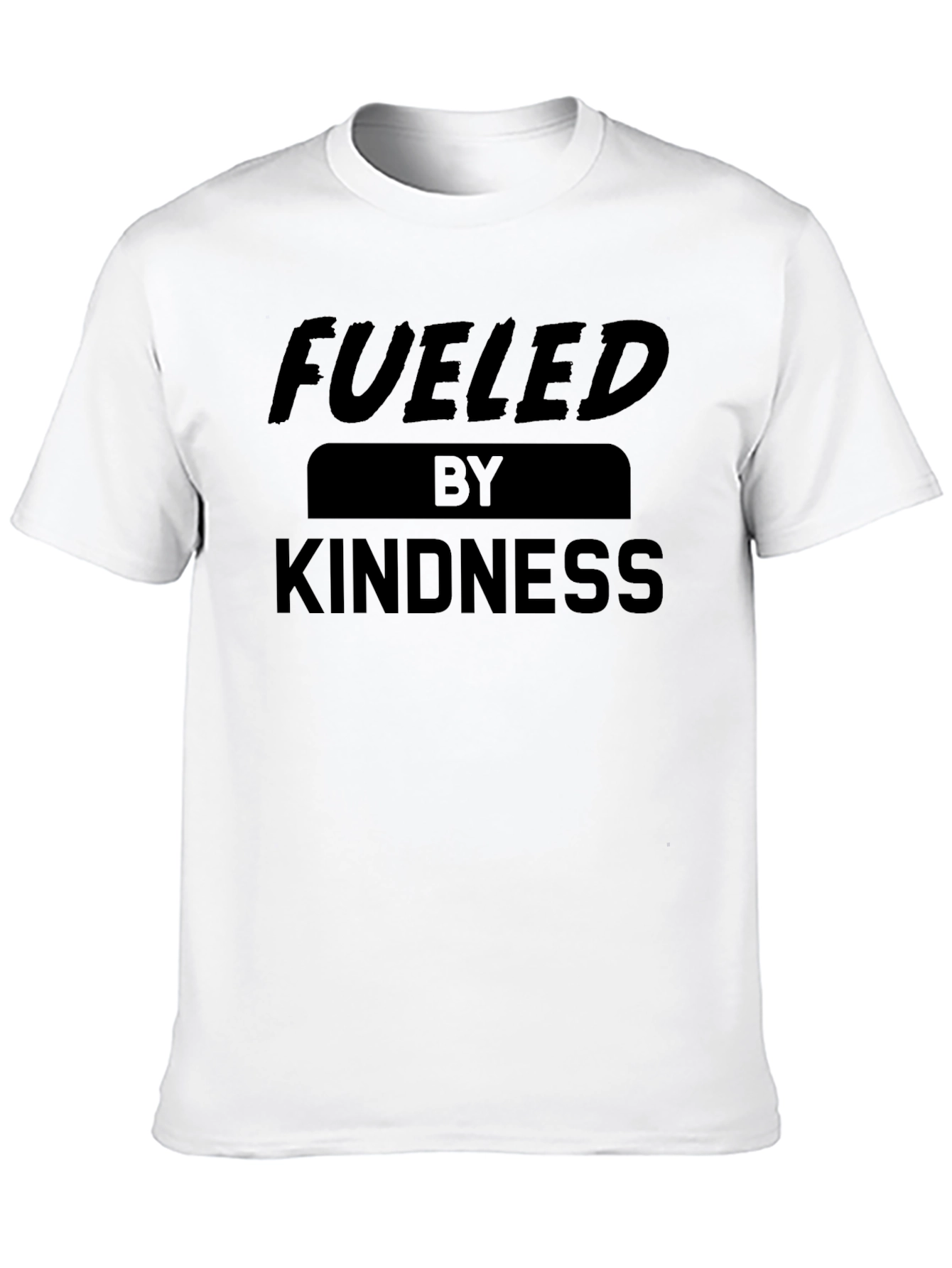 Fueled By Kindness Black Graphic T-Shirt