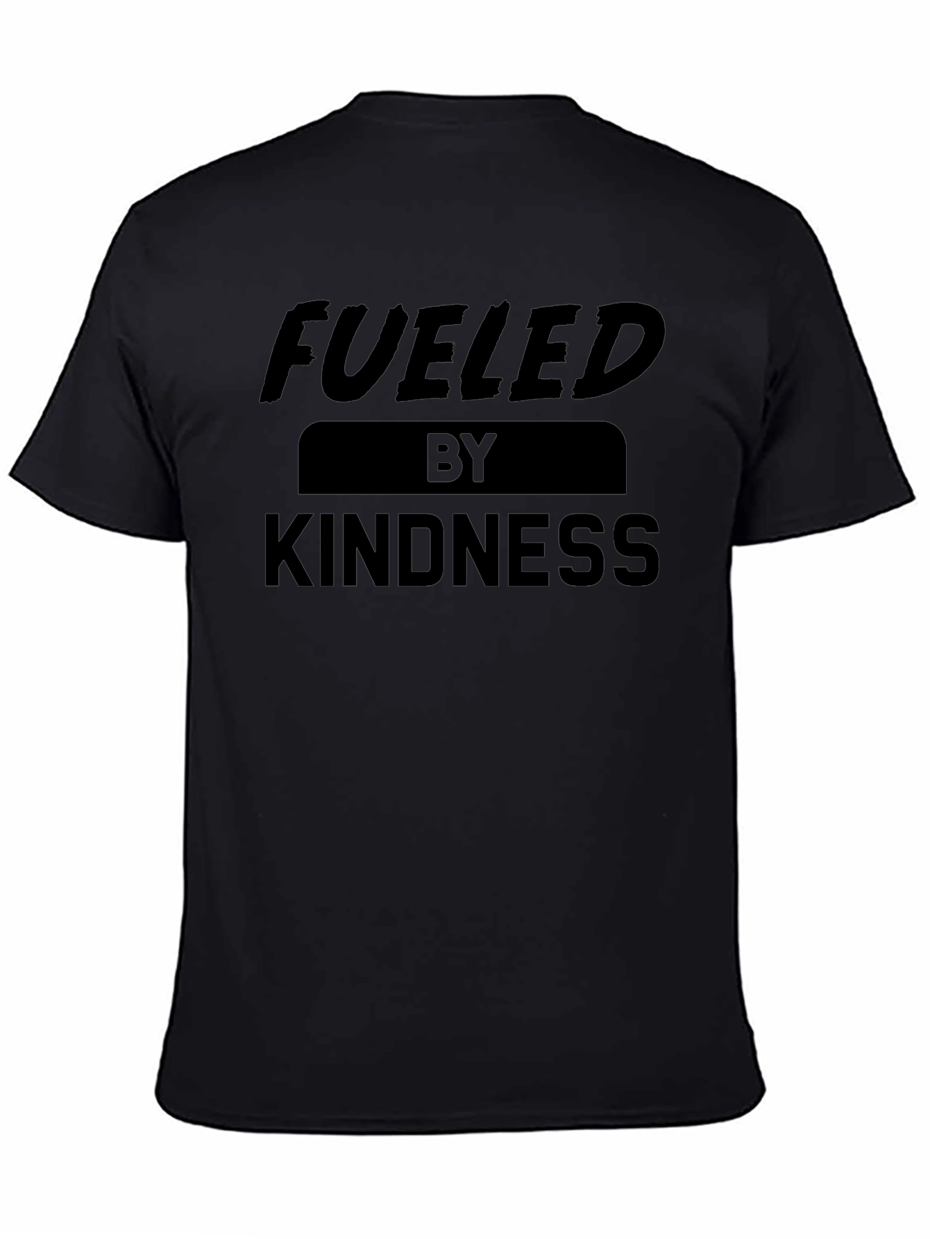 Fueled By Kindness Black Graphic T-Shirt