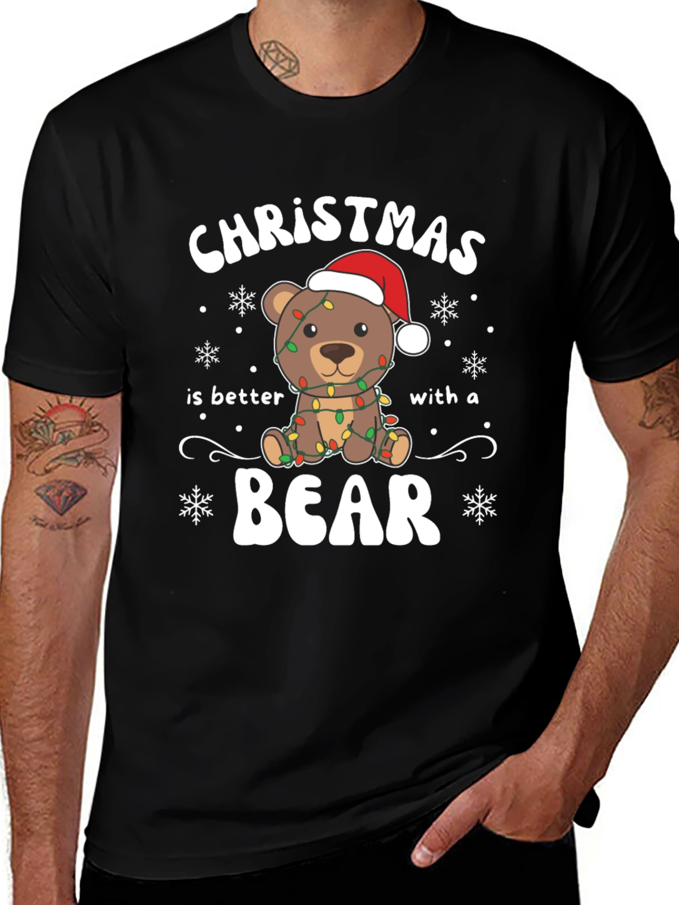 Christmas Bear T-Shirt: Holiday Cheer
