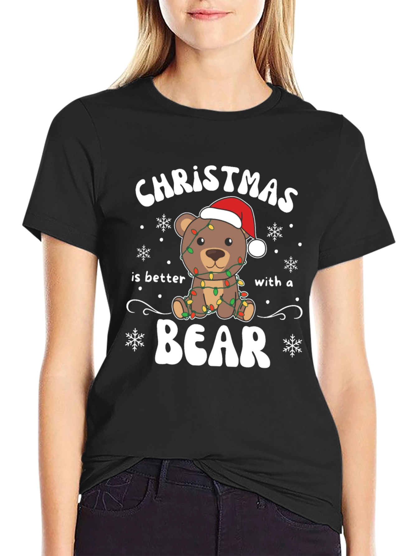 Christmas Bear T-Shirt: Holiday Cheer