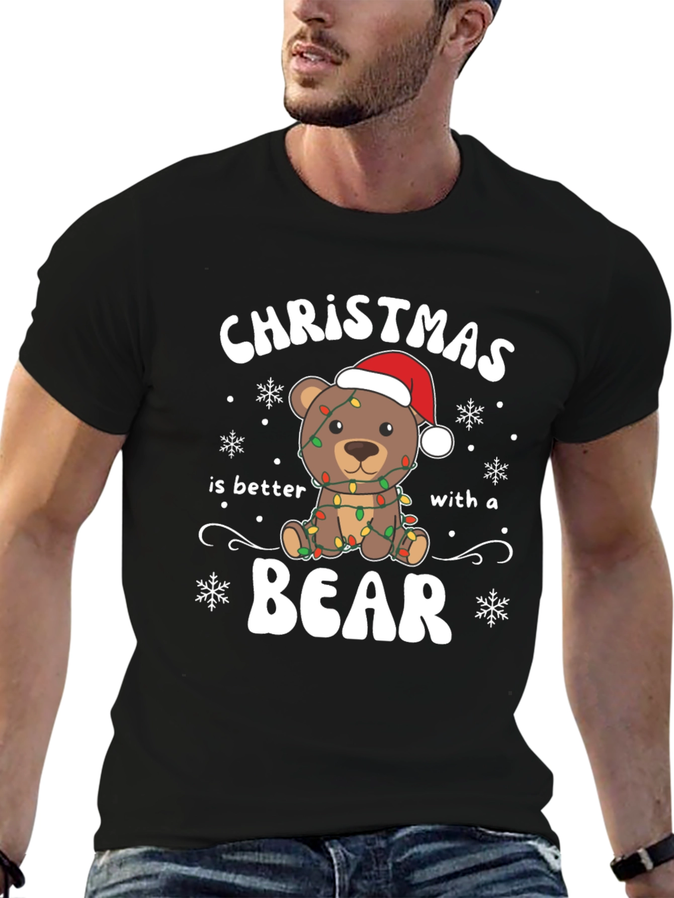 Christmas Bear T-Shirt: Holiday Cheer