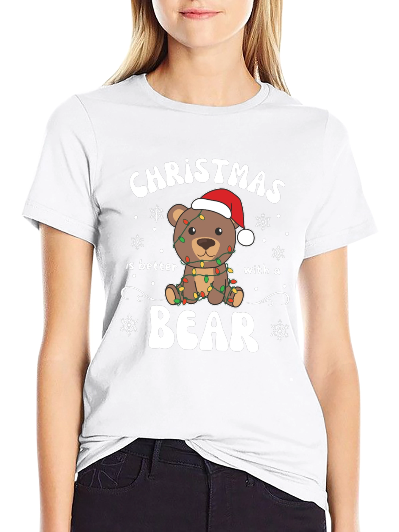 Christmas Bear T-Shirt: Holiday Cheer