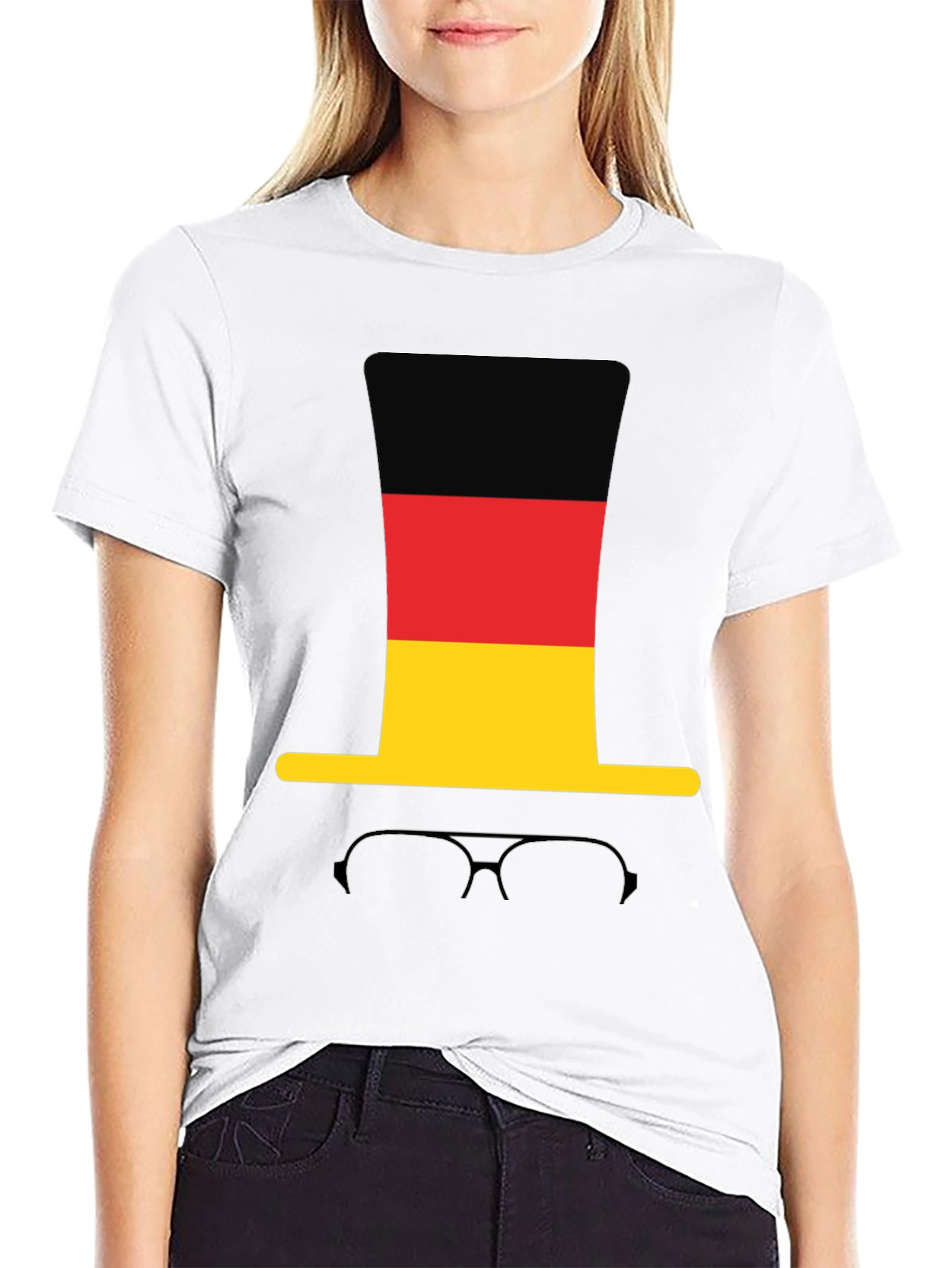 Germany Flag Top Hat T-Shirt