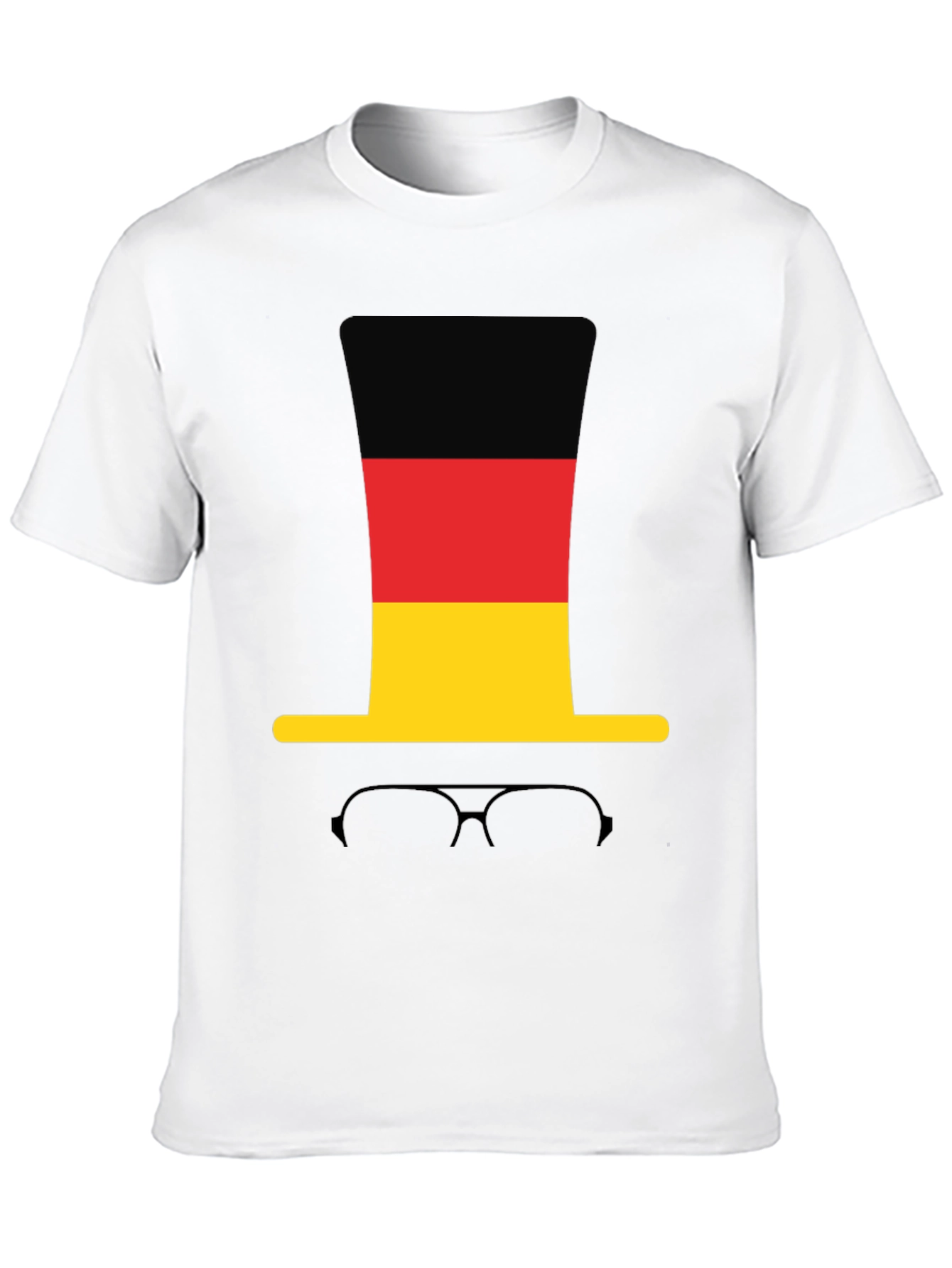 Germany Flag Top Hat T-Shirt