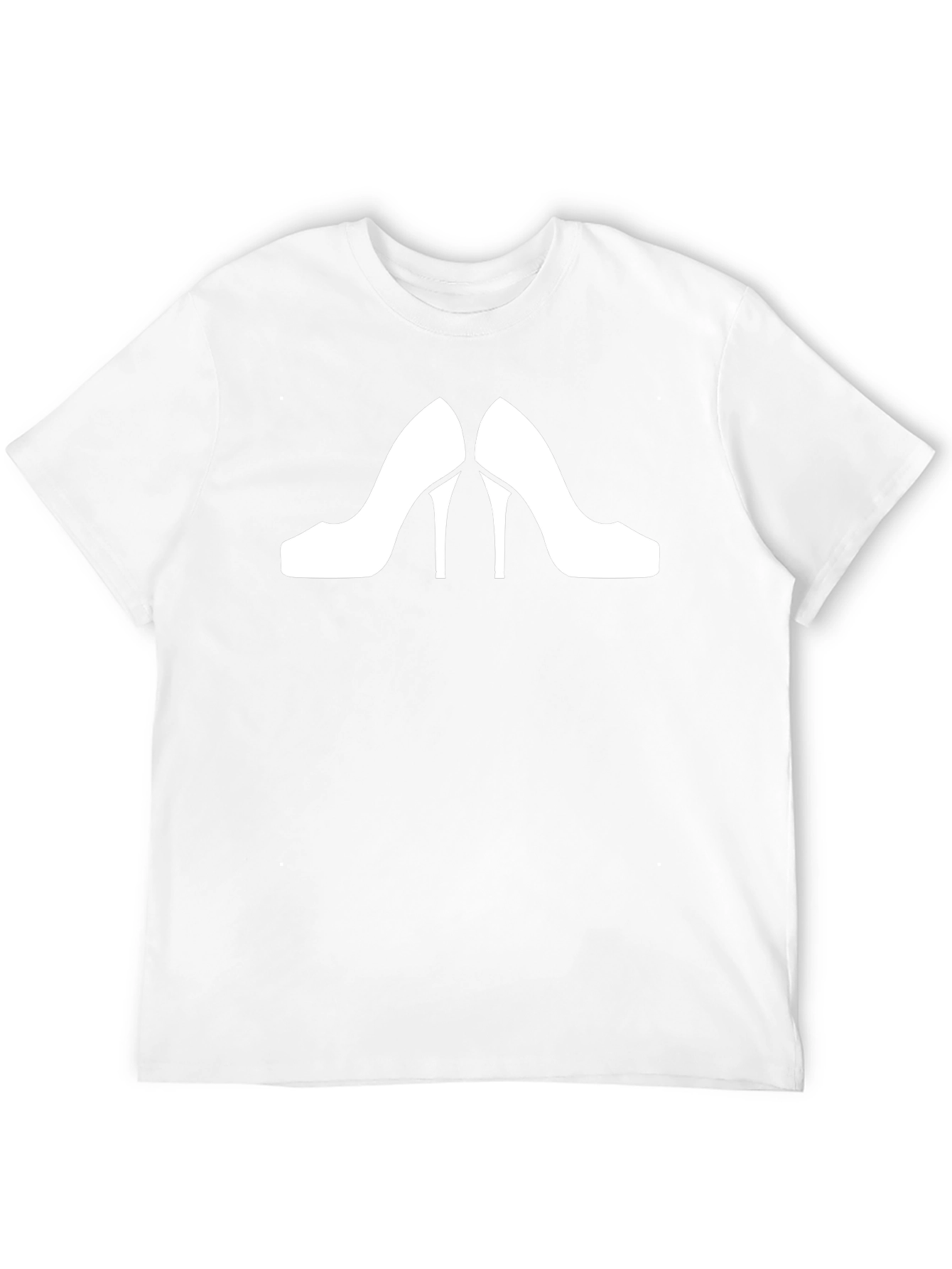 Stylish Heels Graphic Tee - Black