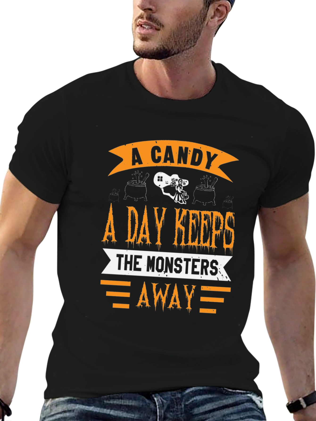 A Candy A Day Halloween T-Shirt
