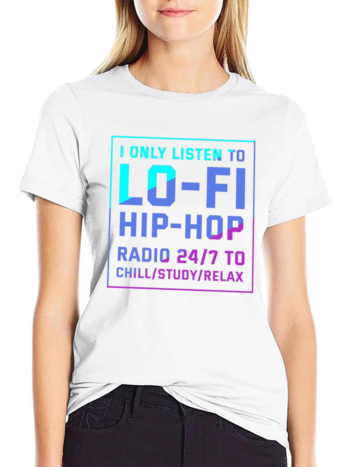 Lo-Fi Hip-Hop Radio T-Shirt - Chill Study Relax