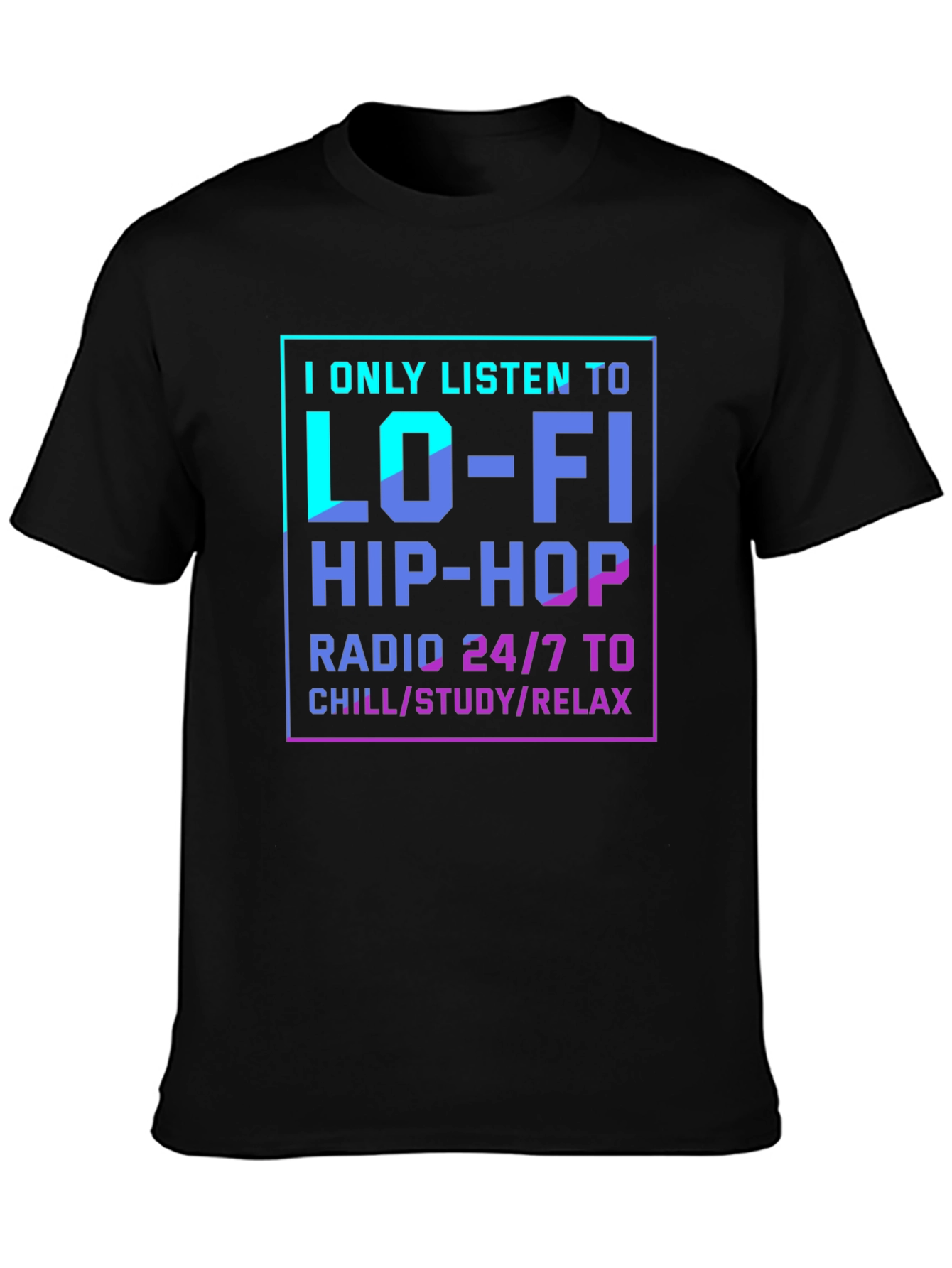 Lo-Fi Hip-Hop Radio T-Shirt - Chill Study Relax