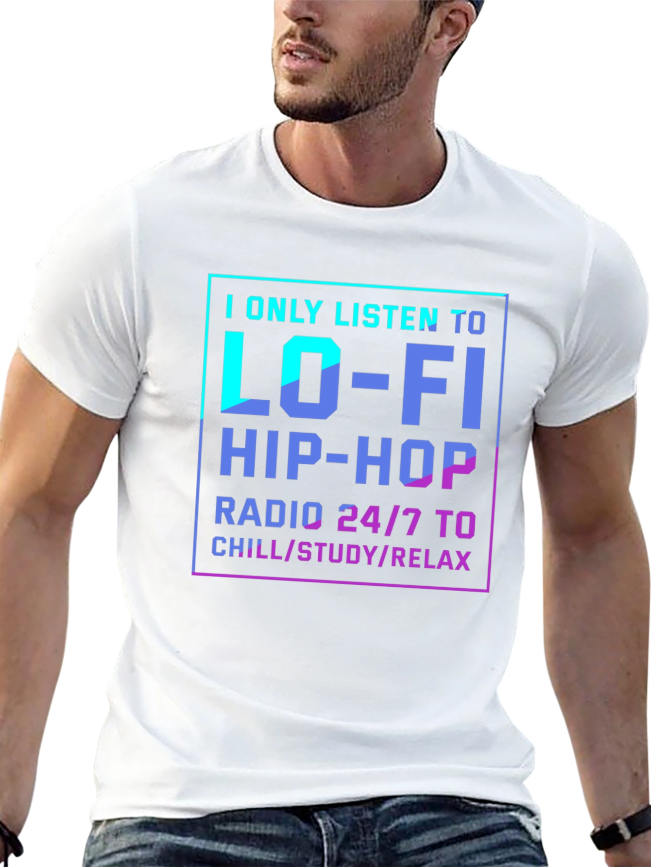 Lo-Fi Hip-Hop Radio T-Shirt - Chill Study Relax