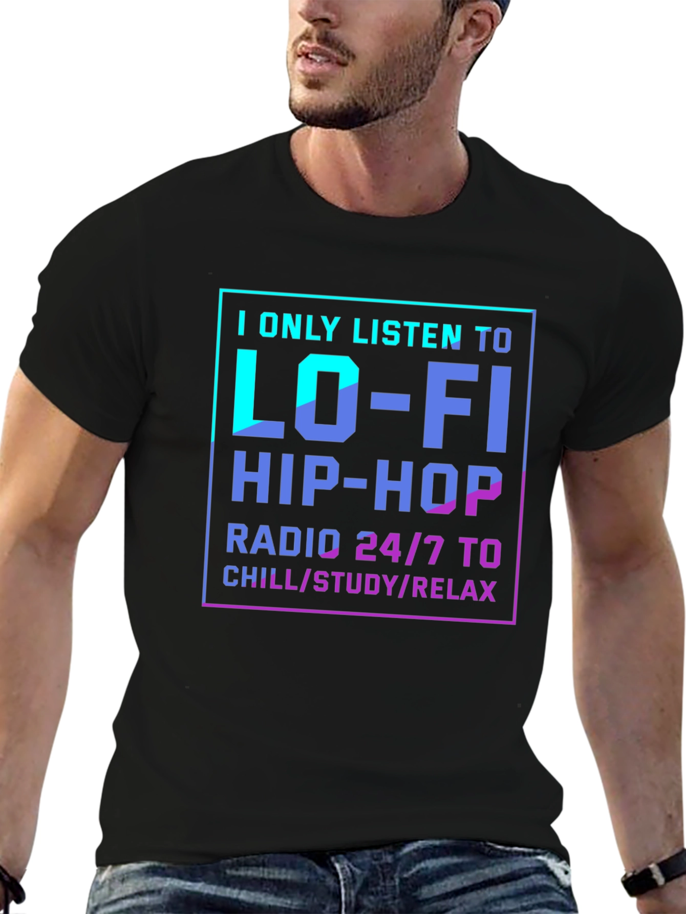 Lo-Fi Hip-Hop Radio T-Shirt - Chill Study Relax