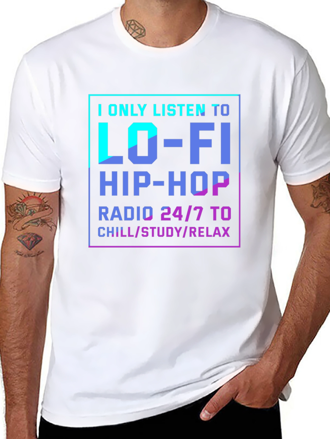 Lo-Fi Hip-Hop Radio T-Shirt - Chill Study Relax
