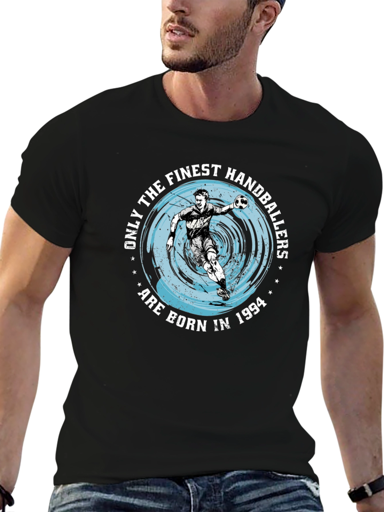 Finest Handballers Born In 1994 Black T-Shirt