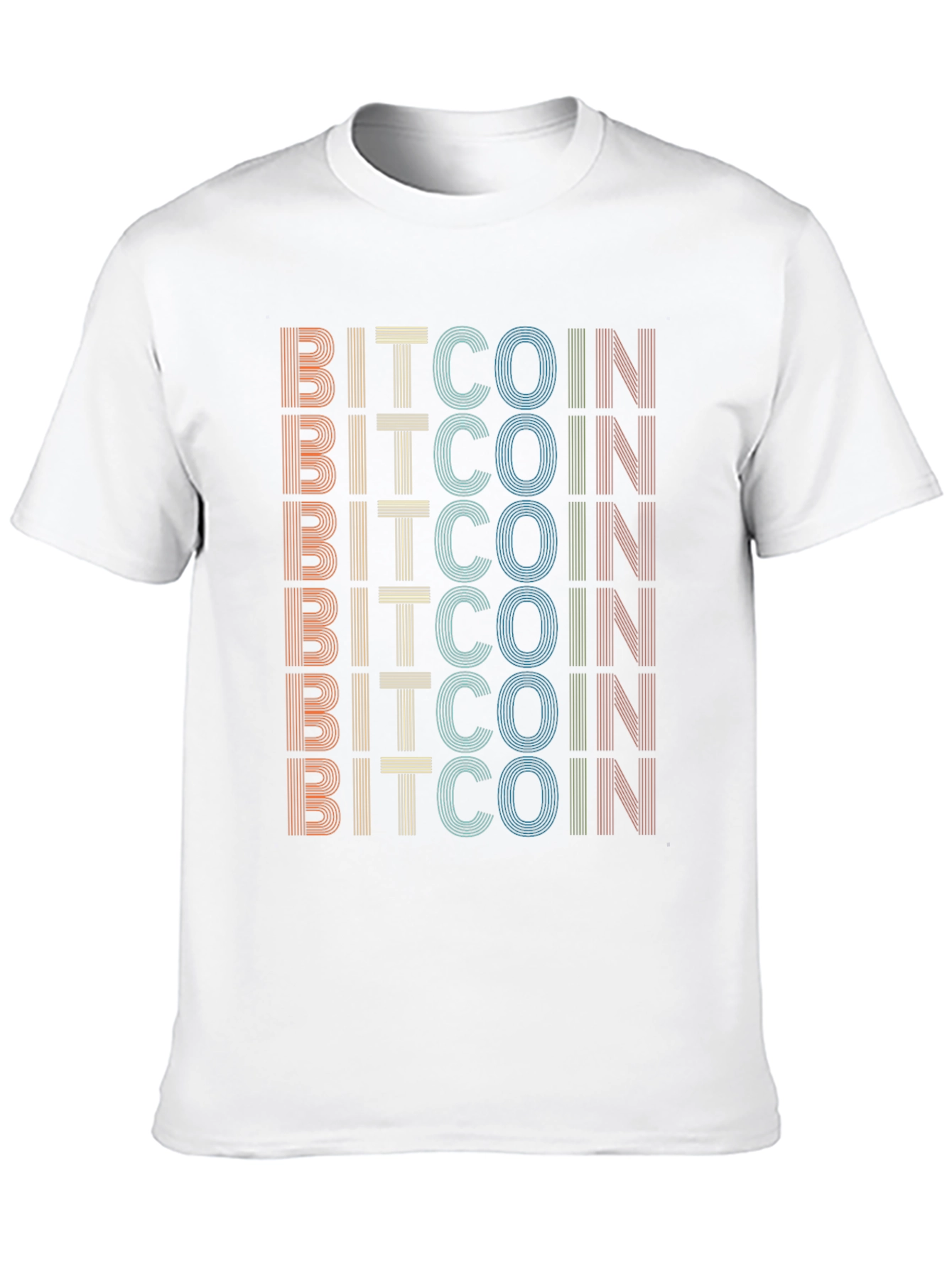 Retro Bitcoin T-Shirt - Cryptocurrency Enthusiast Tee