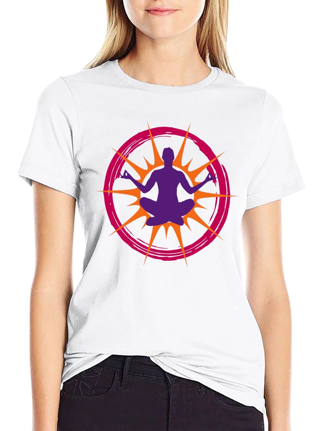 Meditative Burst Graphic T-Shirt