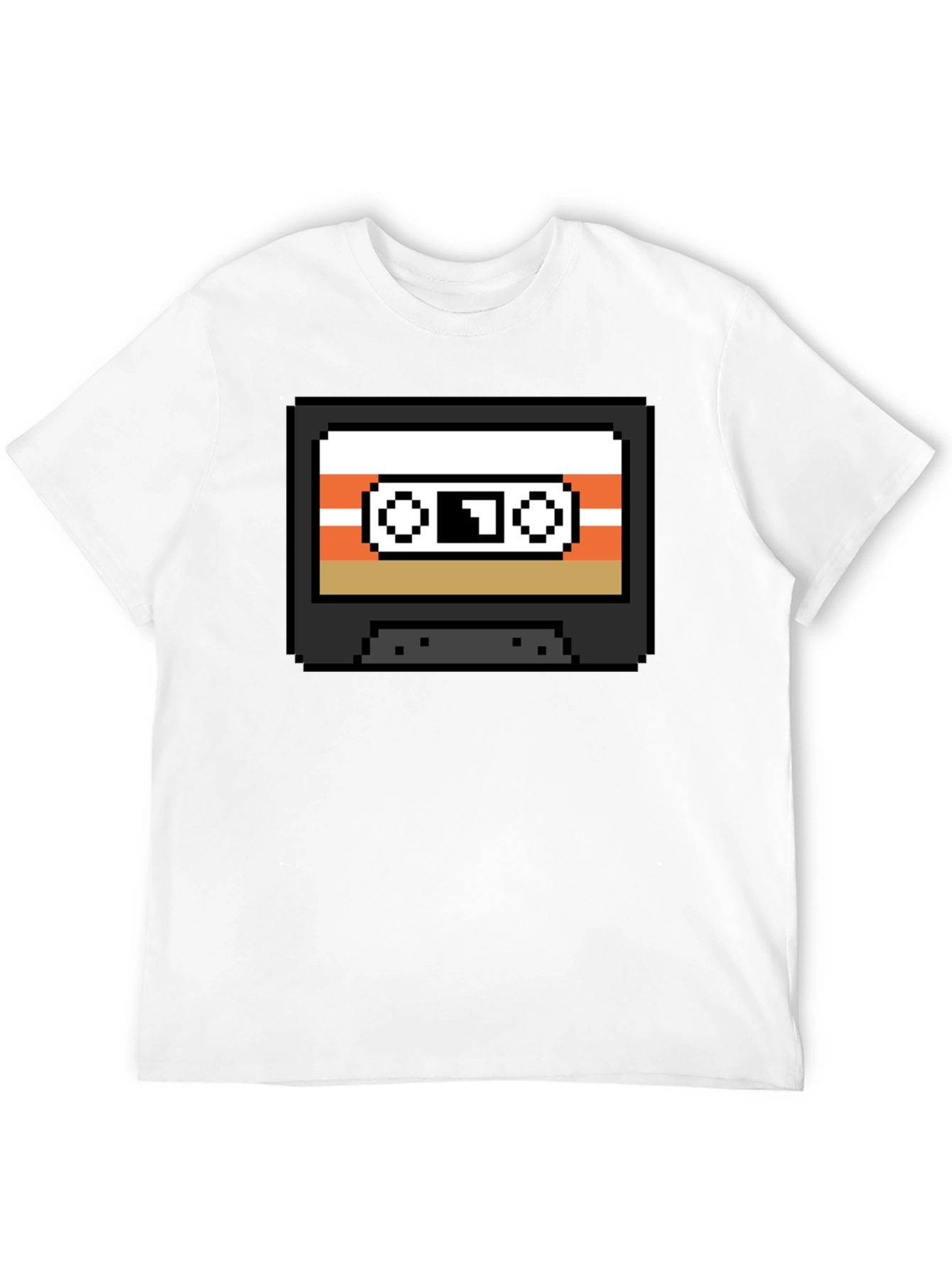 Pixel Cassette Tape Graphic Tee