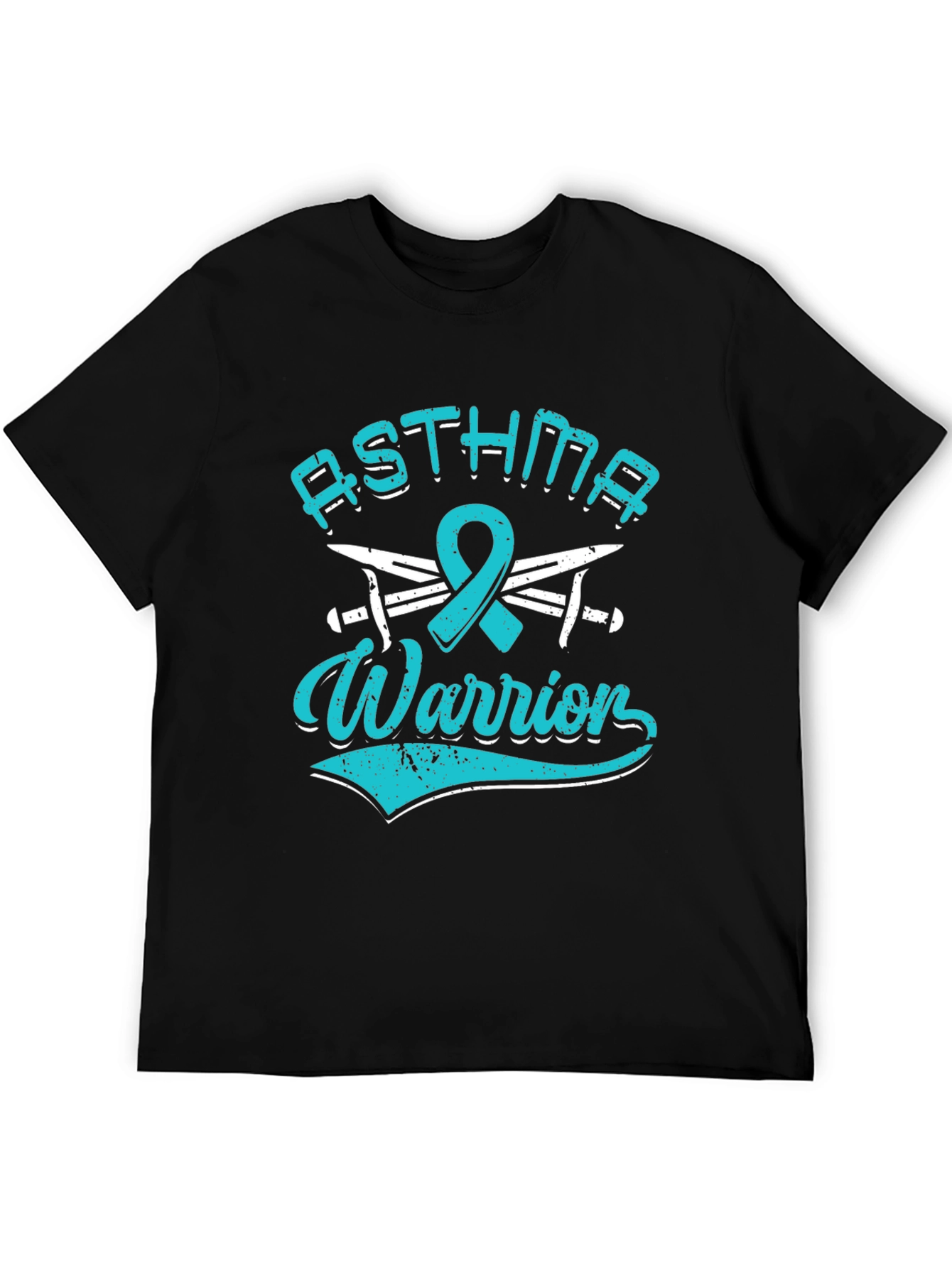Asthma Warrior Awareness T-Shirt - Black