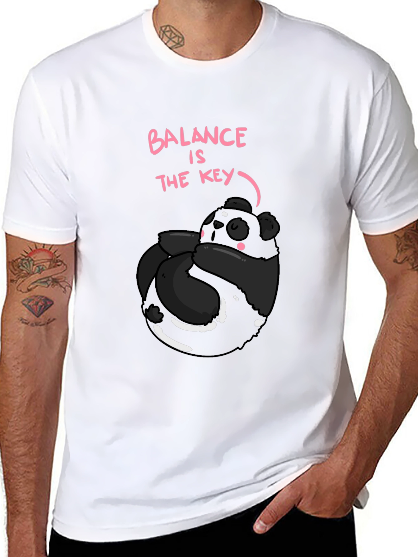 Balance is Key Panda T-Shirt