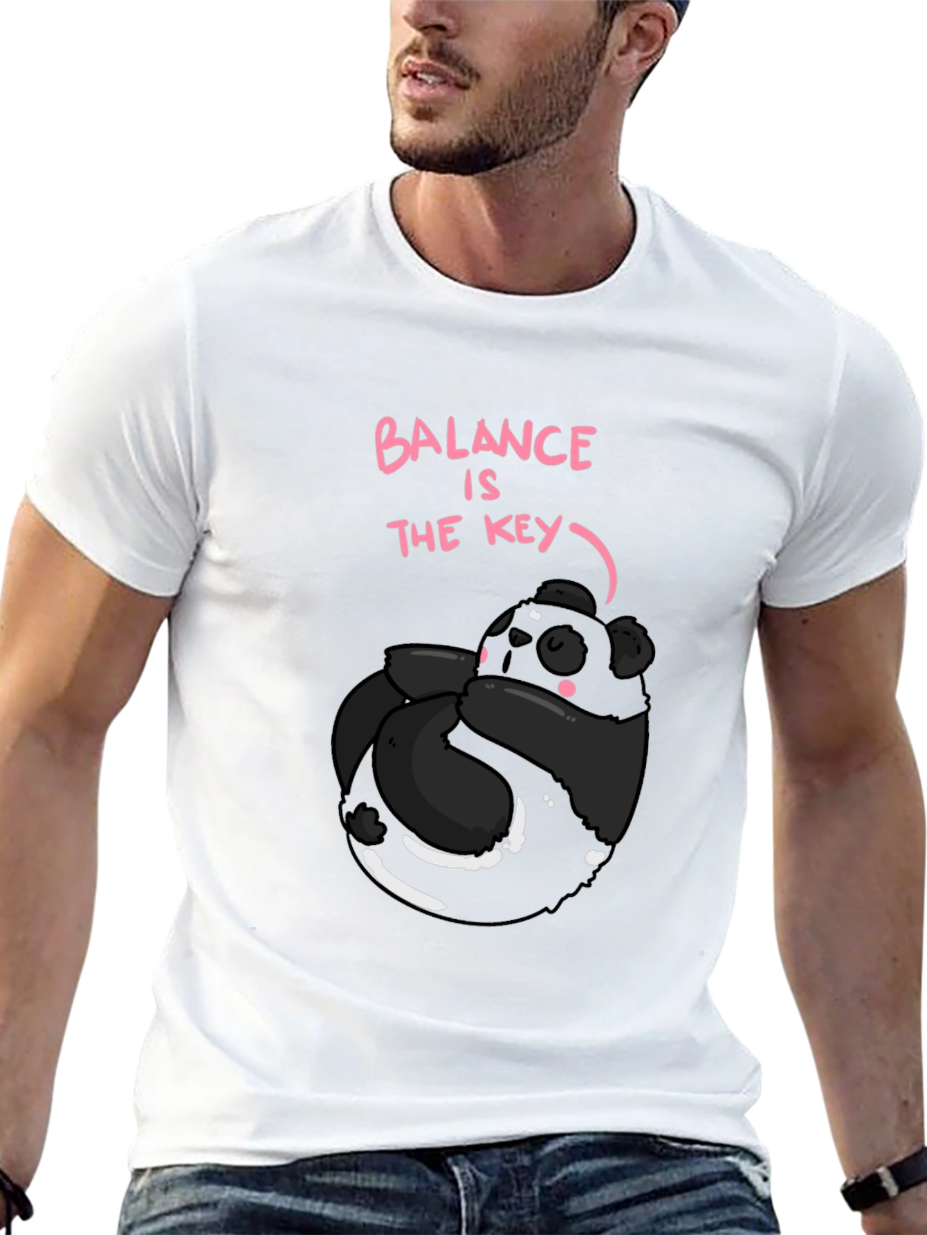 Balance is Key Panda T-Shirt