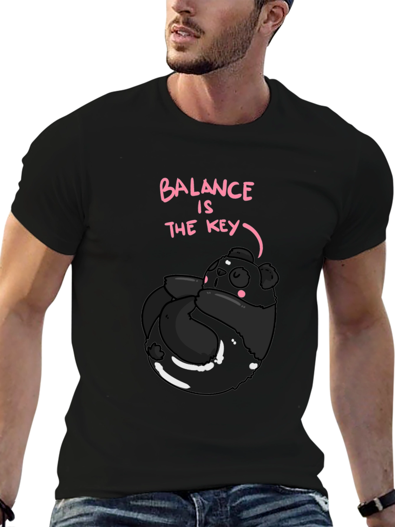 Balance is Key Panda T-Shirt