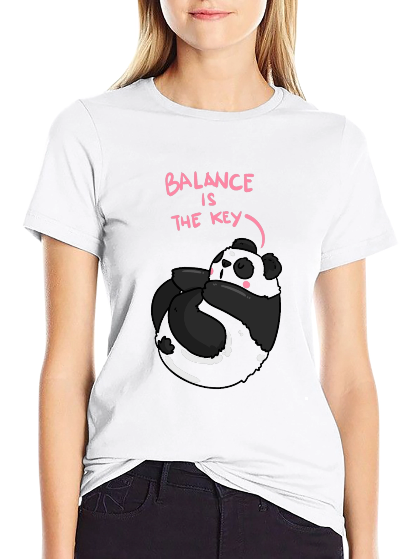 Balance is Key Panda T-Shirt