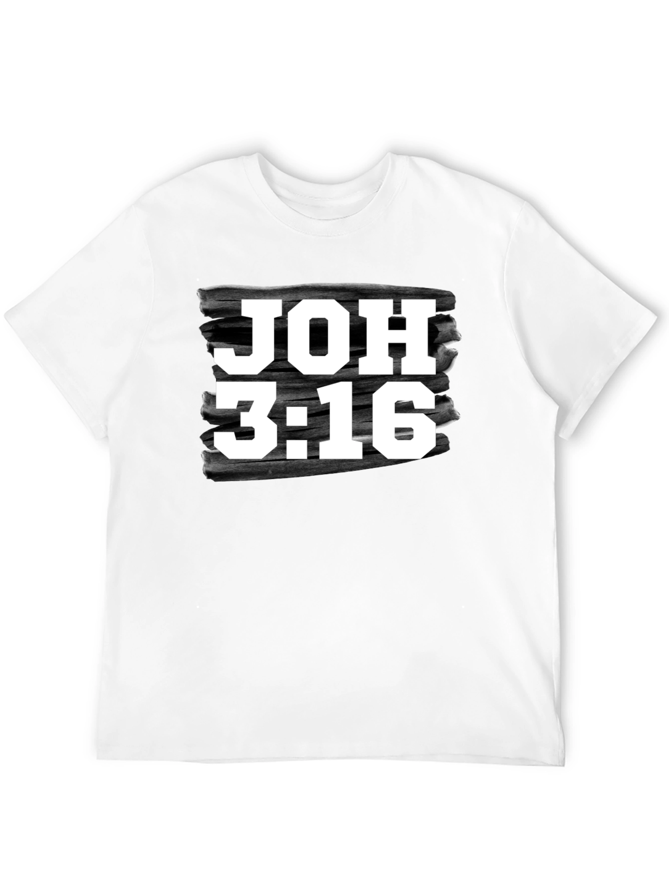 JOH 3:16 Graphic Black T-Shirt