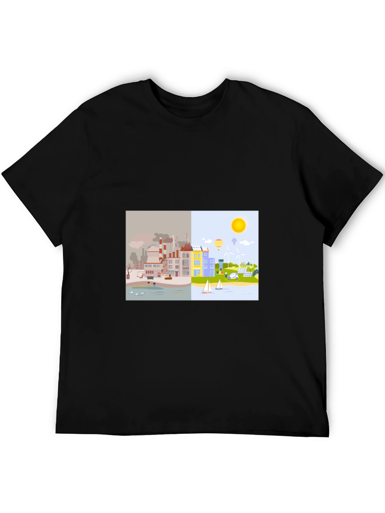 Eco-Friendly T-Shirt: Clean Energy Design