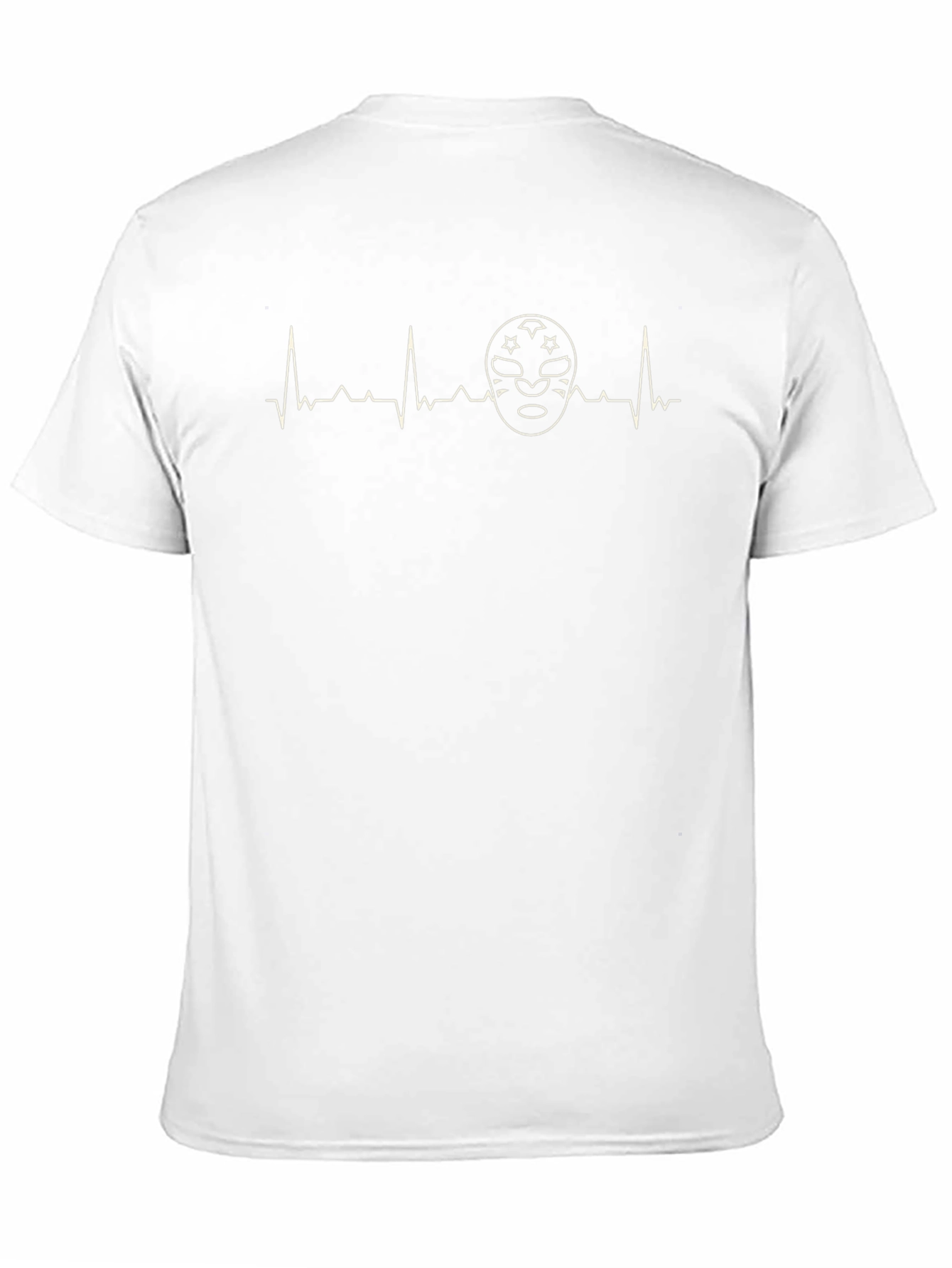 Wrestling Mask Heartbeat T-Shirt