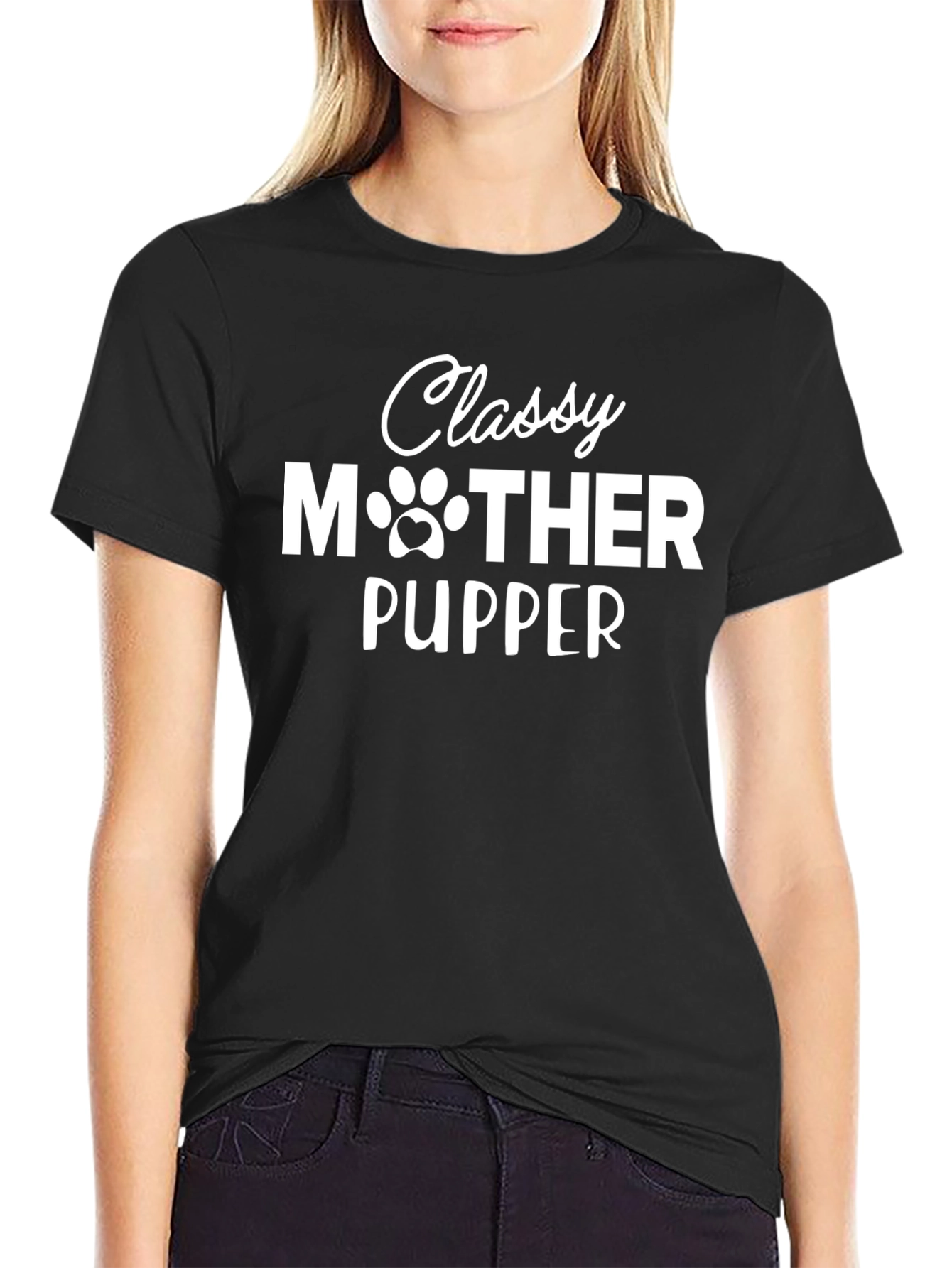 Classy Mother Pupper T-Shirt - Dog Lover Tee