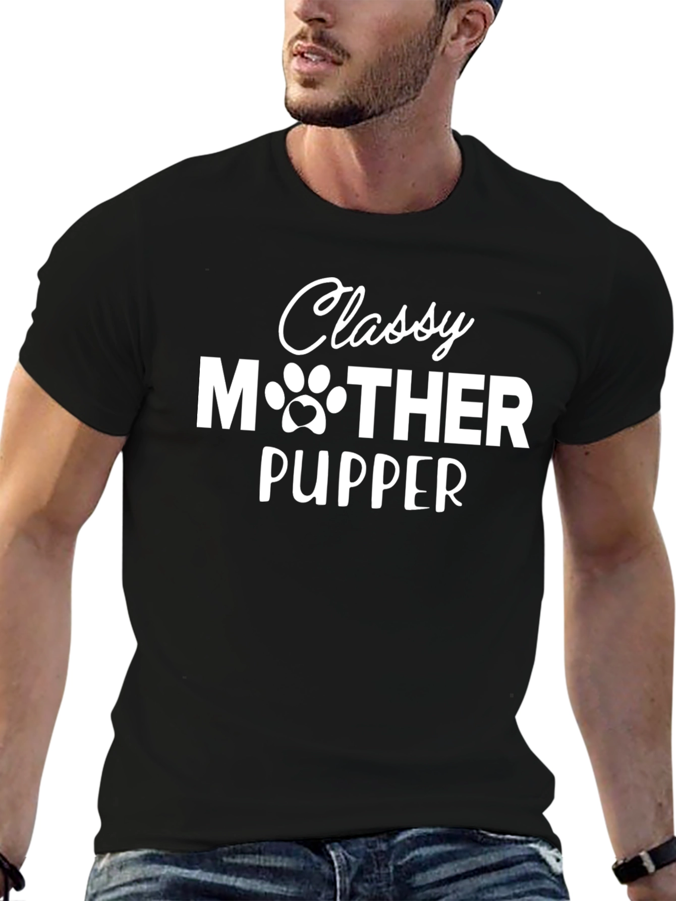 Classy Mother Pupper T-Shirt - Dog Lover Tee