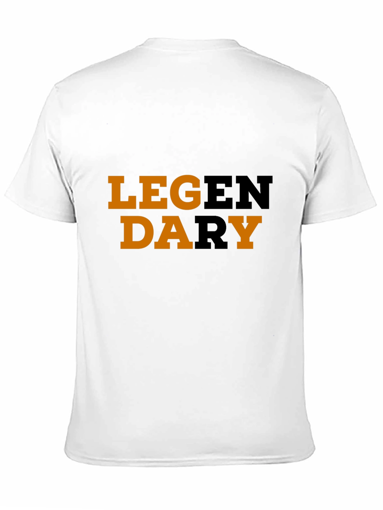 Legendary Graphic Black Cotton T-Shirt