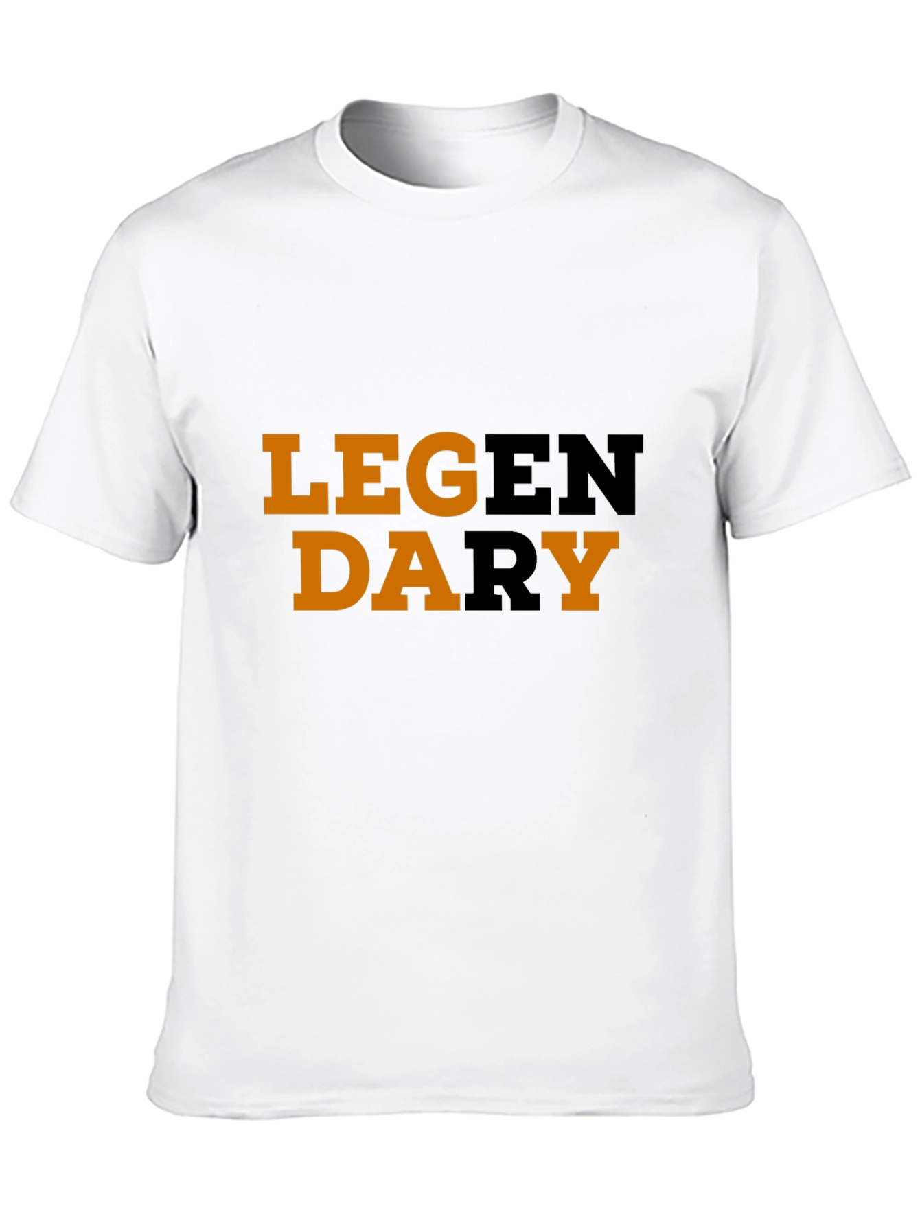 Legendary Graphic Black Cotton T-Shirt