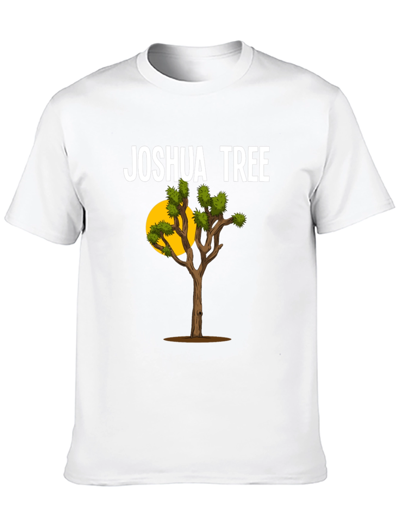 Joshua Tree Graphic T-Shirt - Black Cotton Blend