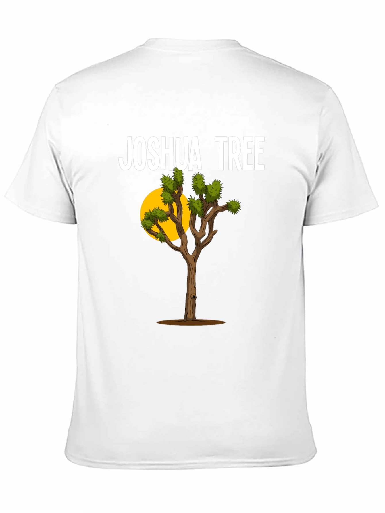 Joshua Tree Graphic T-Shirt - Black Cotton Blend