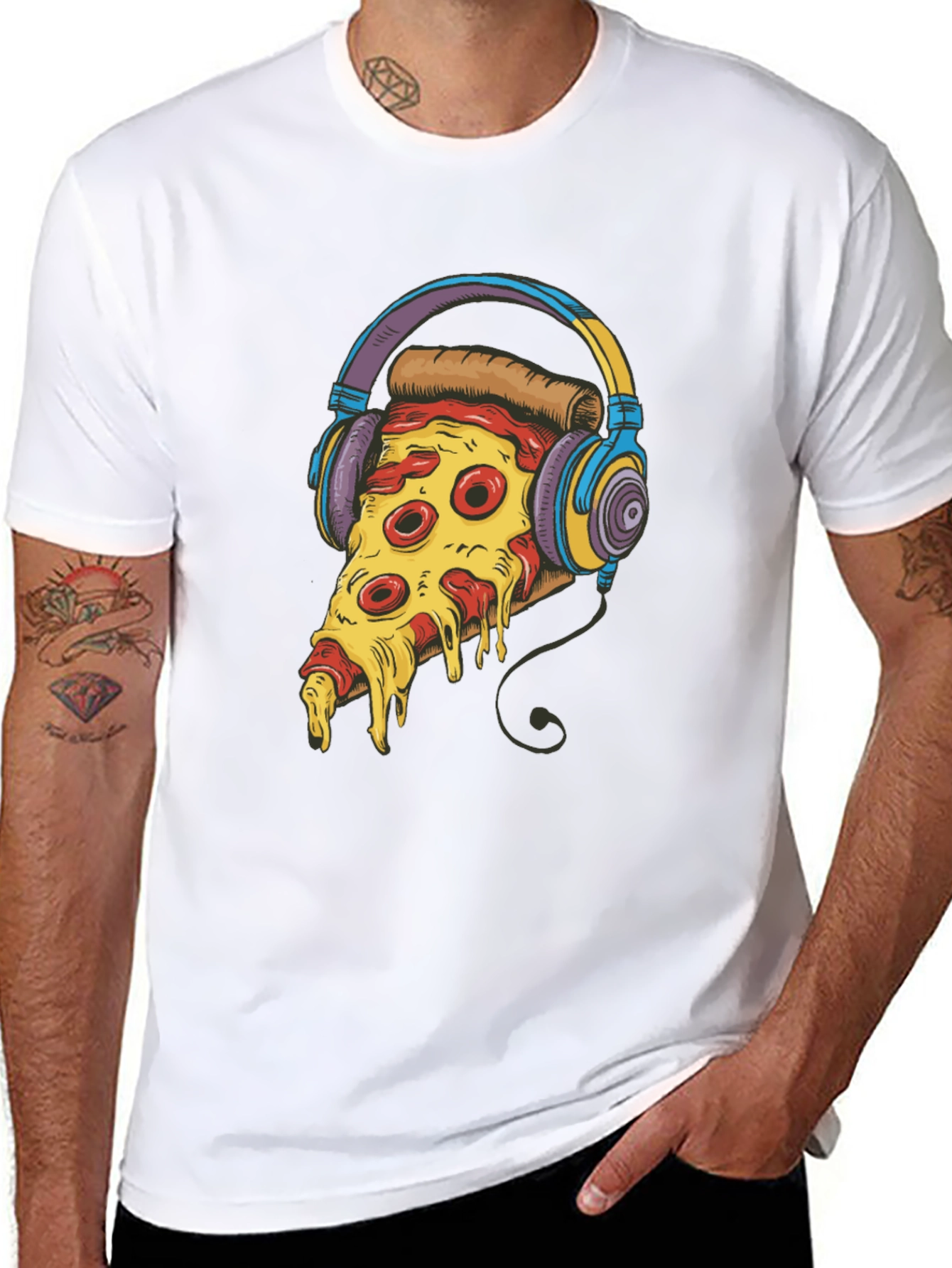 Pizza Slice Graphic T-Shirt - Foodie Fashion